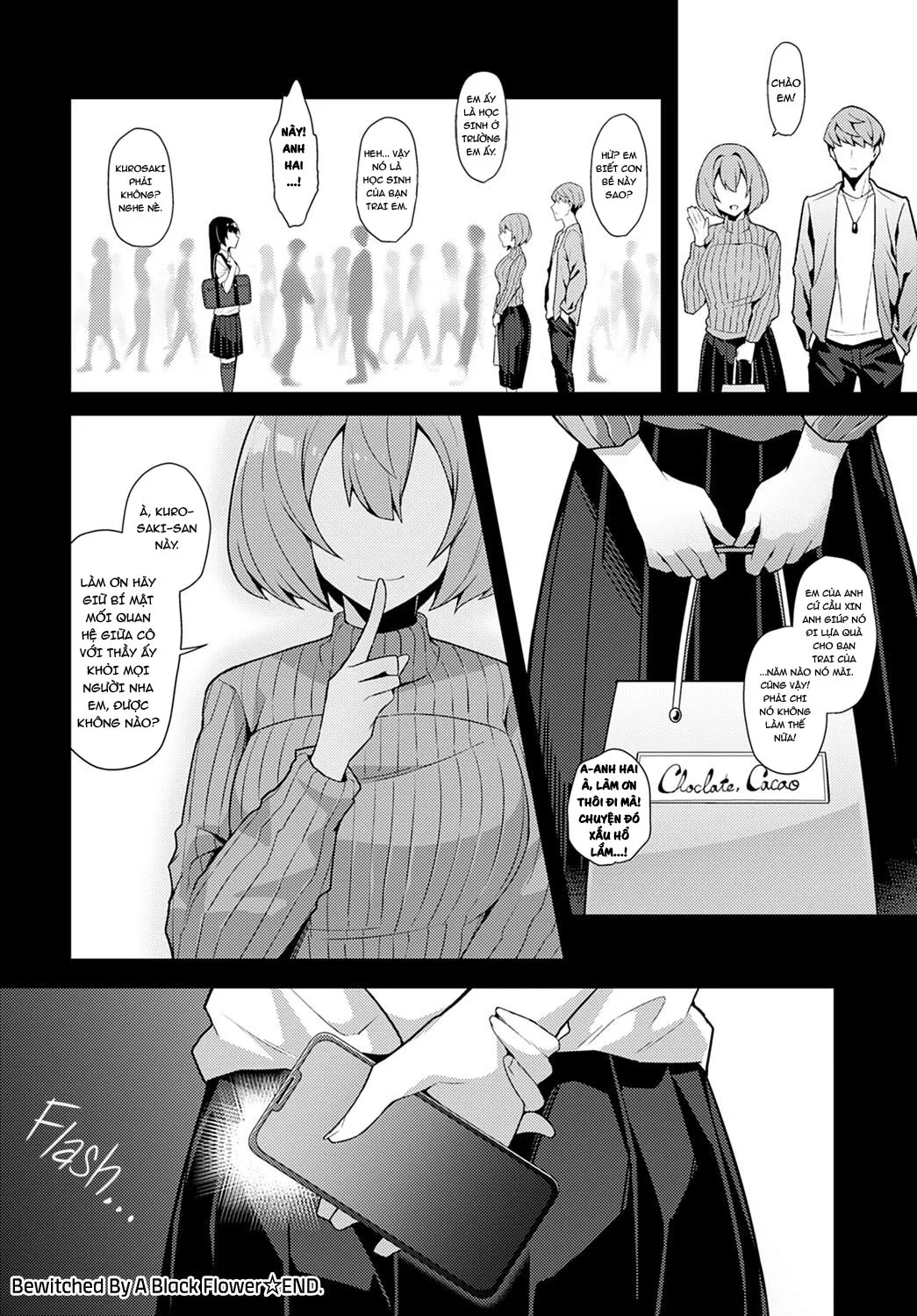 HentaiVN.net - Ảnh 34 - Kuroi Hana ni Miirareta [Bewitched by a Black Flower] - Oneshot