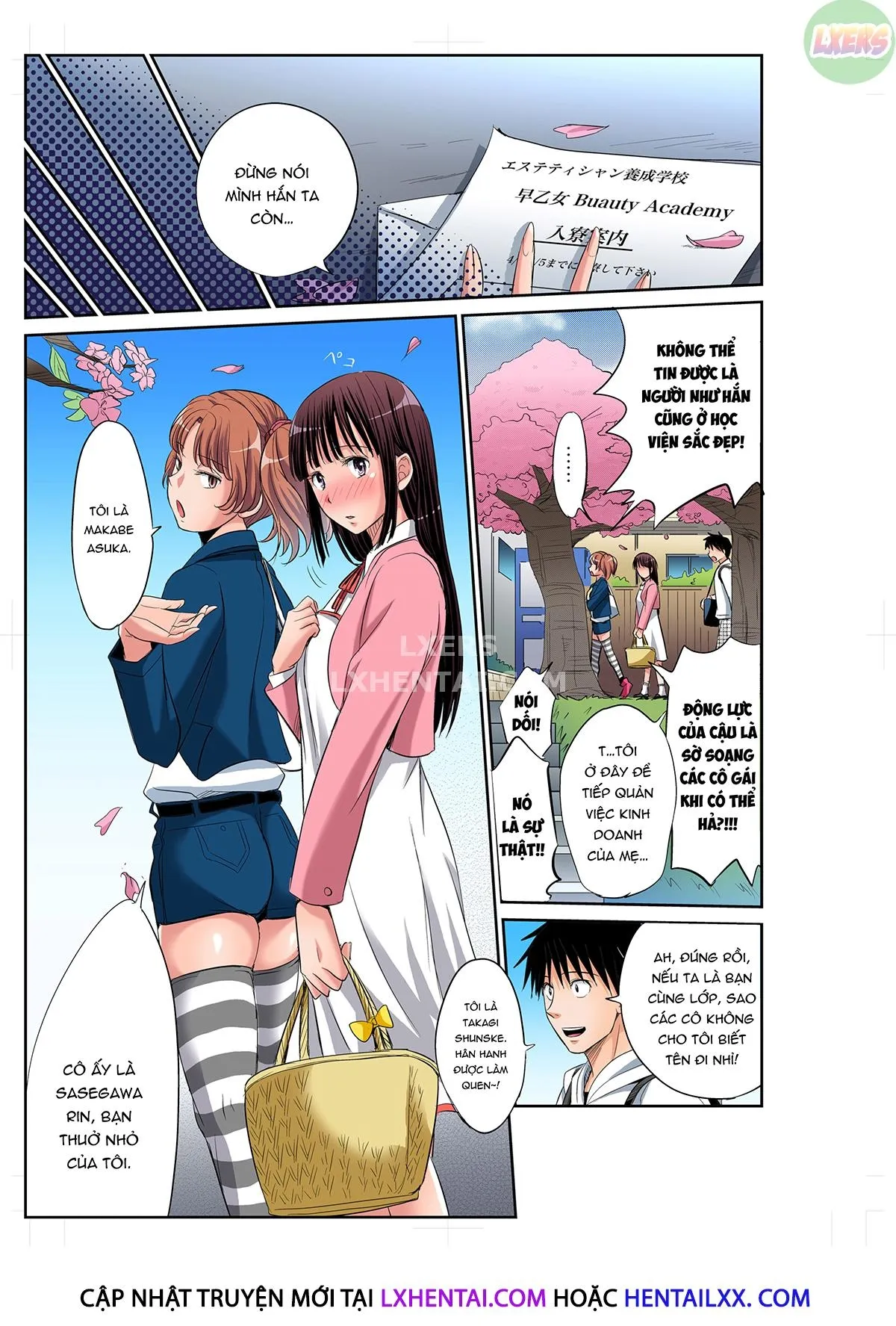 HentaiVN.net - Ảnh 9 - Học viện Sắc đẹp - Chap 1