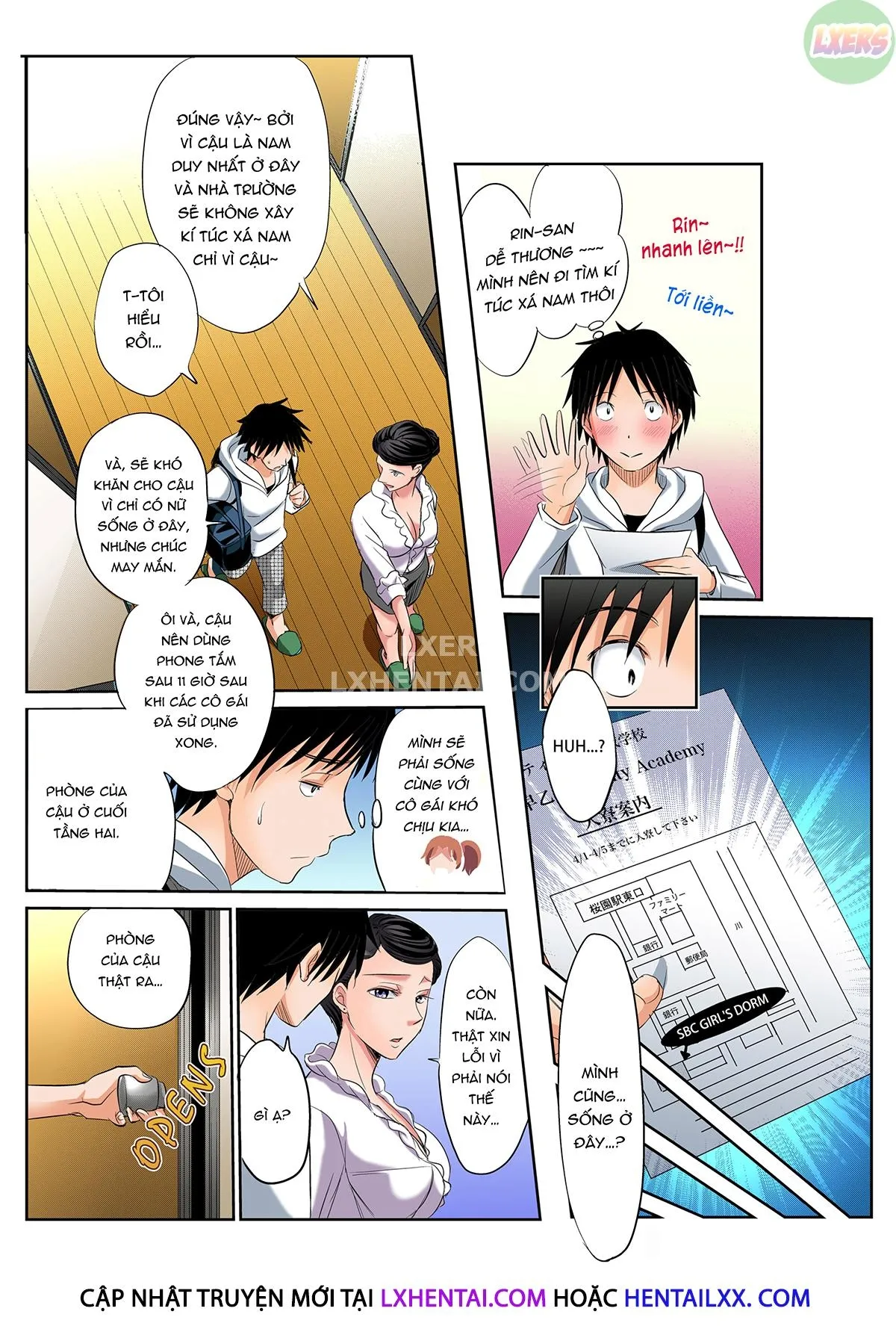 HentaiVN.net - Ảnh 11 - Học viện Sắc đẹp - Chap 1