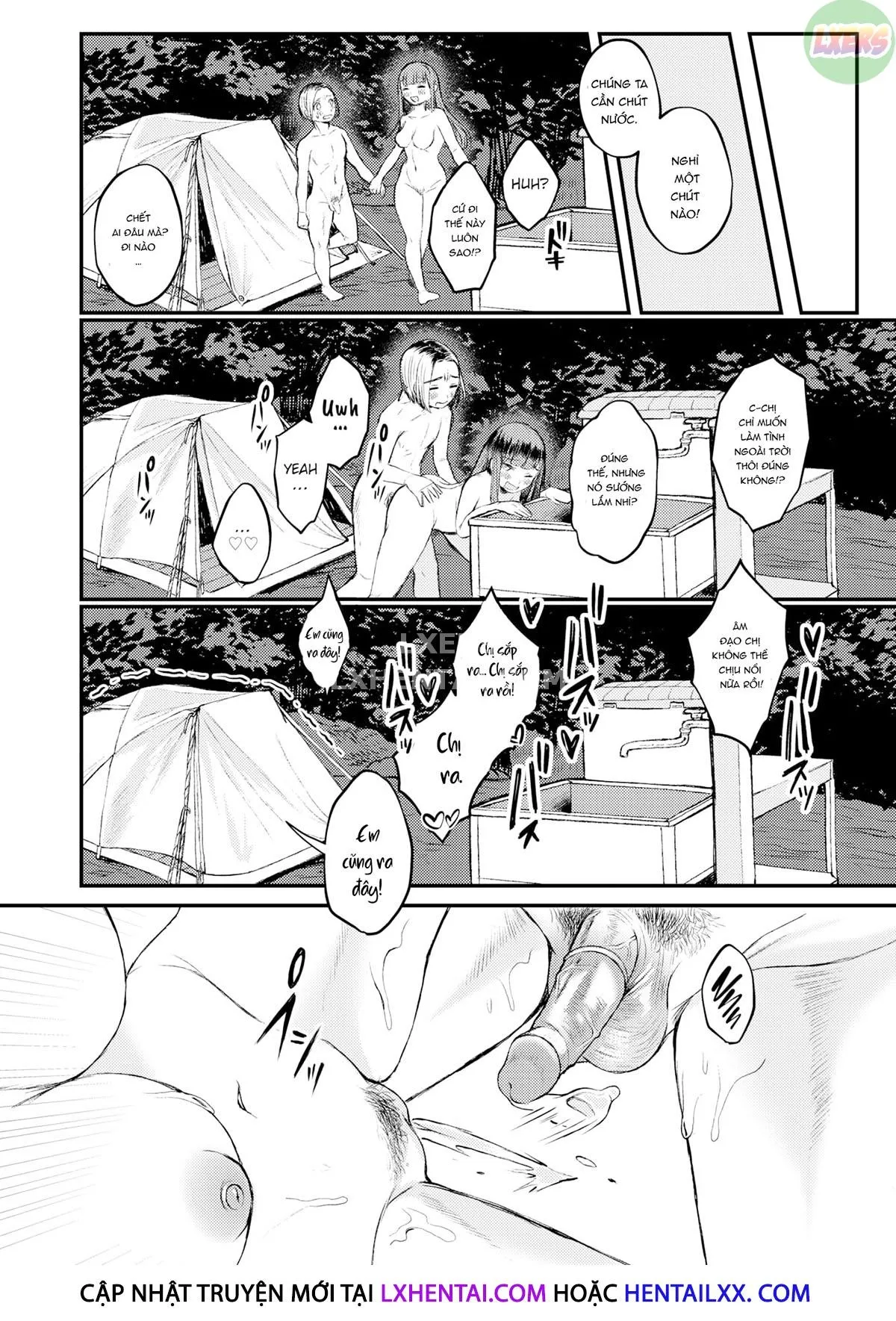 HentaiVN.net - Ảnh 17 - Chuyến cắm trại đầu tiên - Oneshot