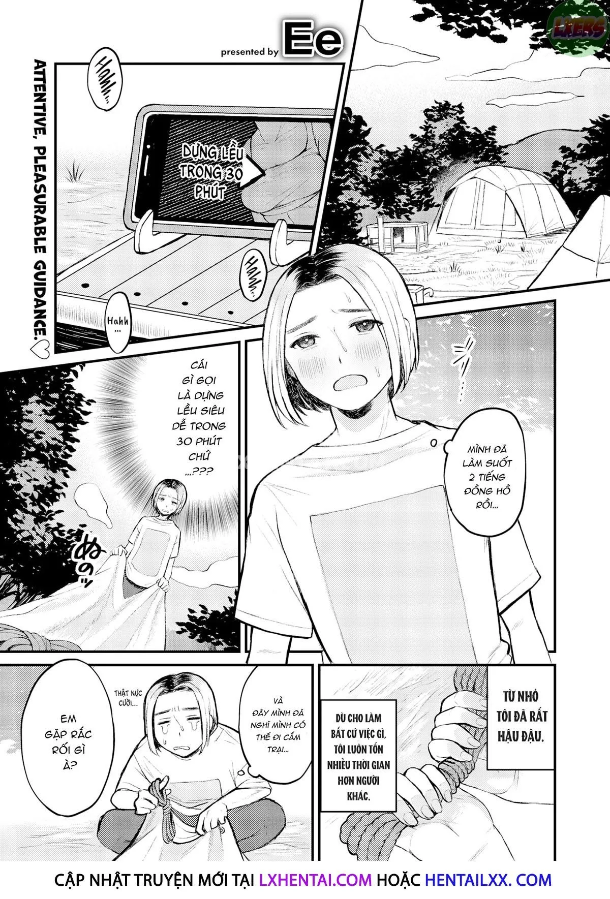 HentaiVN.net - Ảnh 4 - Chuyến cắm trại đầu tiên - Oneshot