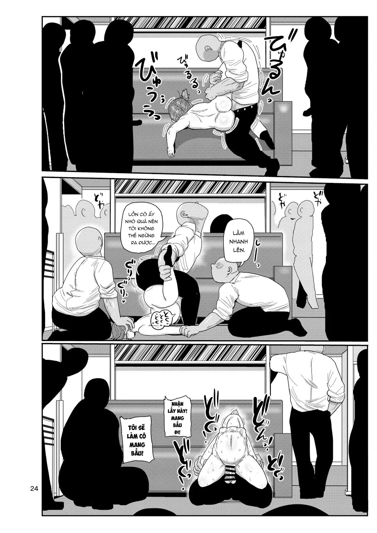 HentaiVN.net - Ảnh 23 - Watashi no Mawari ni wa Kiken ga Ippai! [幼妻の周りには危険がいっぱい!] - Oneshot.