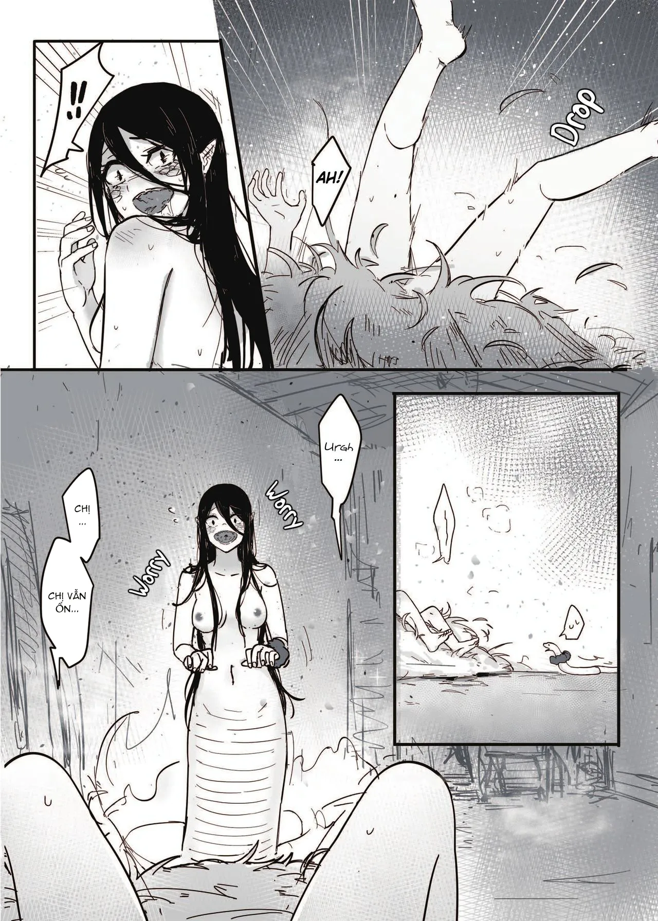 HentaiVN.net - Ảnh 28 - Làm tình với xà nữ - Oneshot???