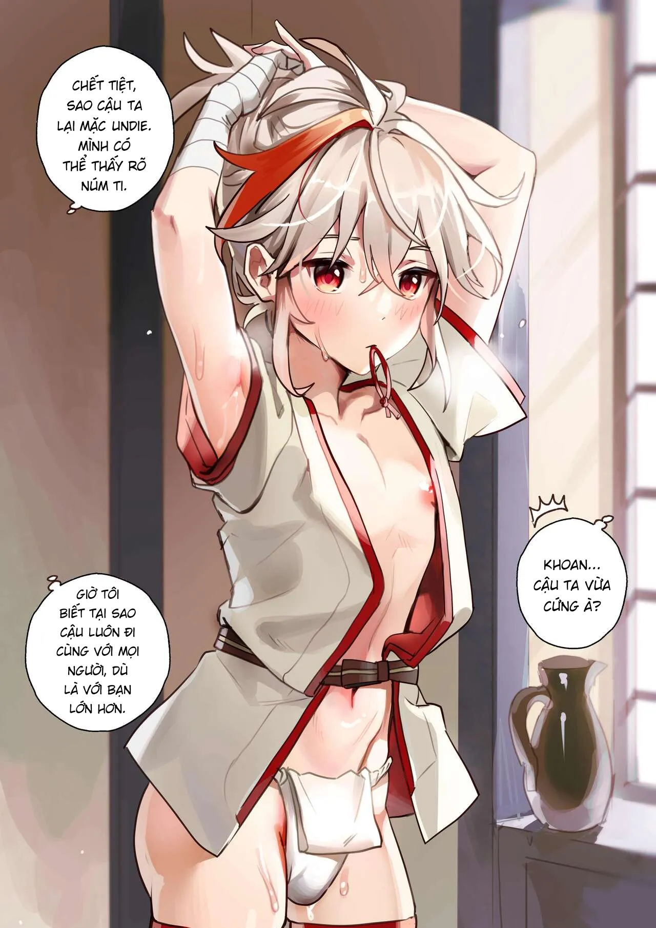 HentaiVN.net - Ảnh 3 - Vị khách không mời. (Genshin Impact) [Unexpected Visitor] - Oneshot