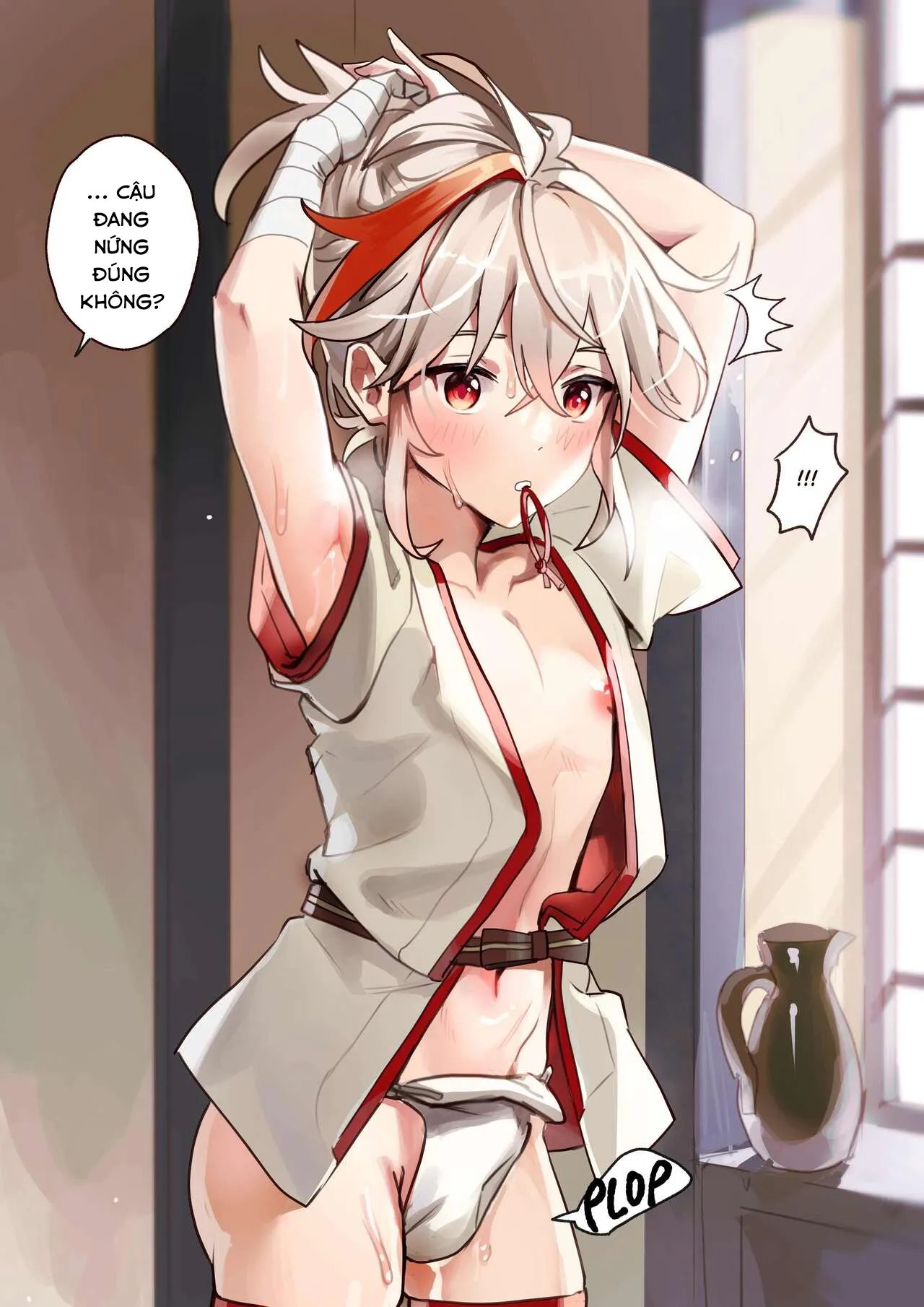 HentaiVN.net - Ảnh 4 - Vị khách không mời. (Genshin Impact) [Unexpected Visitor] - Oneshot