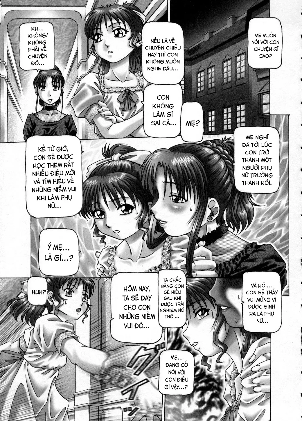 HentaiVN.net - Ảnh 11 - Himitsu no Anazono - 3.Bà chủ phò và đám người hầu