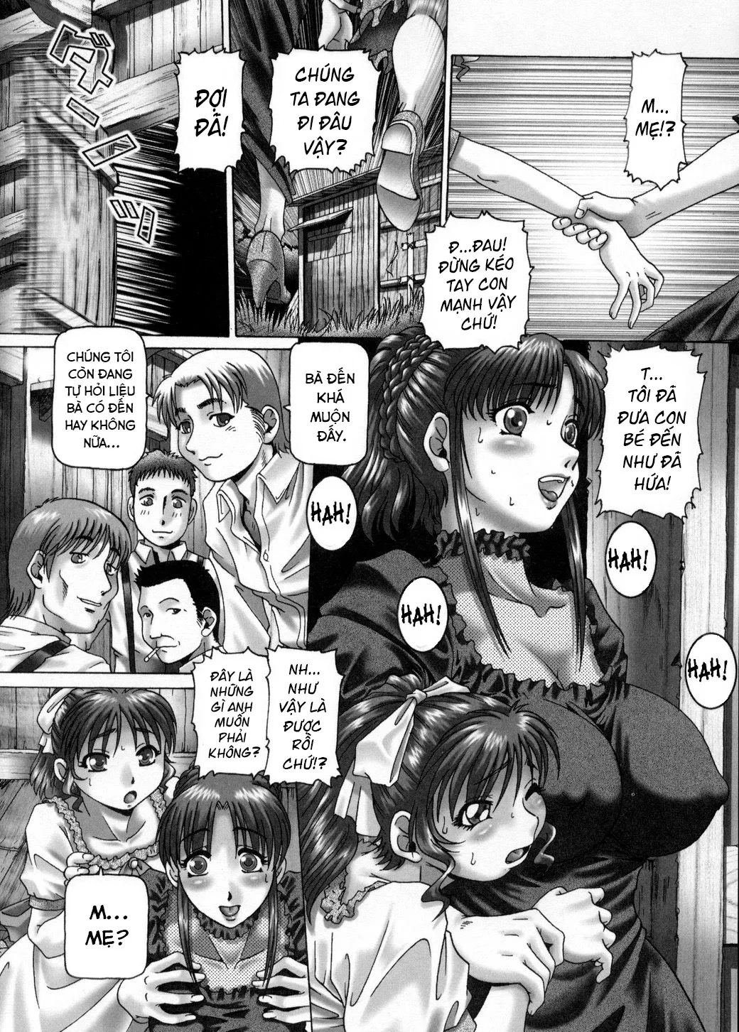 HentaiVN.net - Ảnh 12 - Himitsu no Anazono - 3.Bà chủ phò và đám người hầu