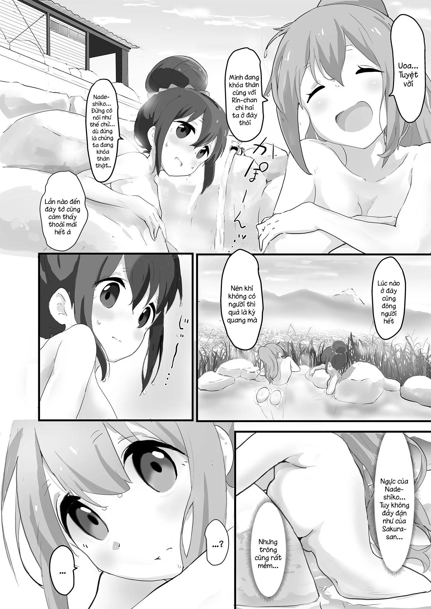 HentaiVN.net - Ảnh 5 - Nade Rin ga Onsen de [なでりんが温泉で] - Oneshot