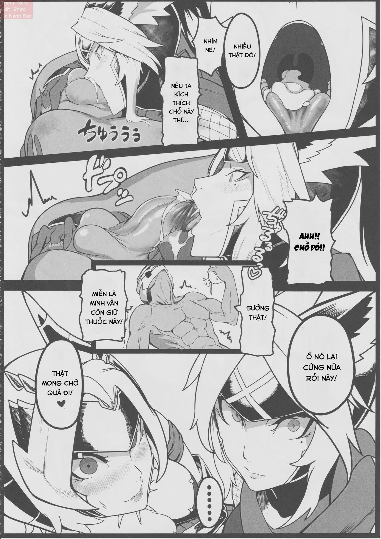 HentaiVN.net - Ảnh 10 - Double Sex (Monster Hunter) - Oneshot