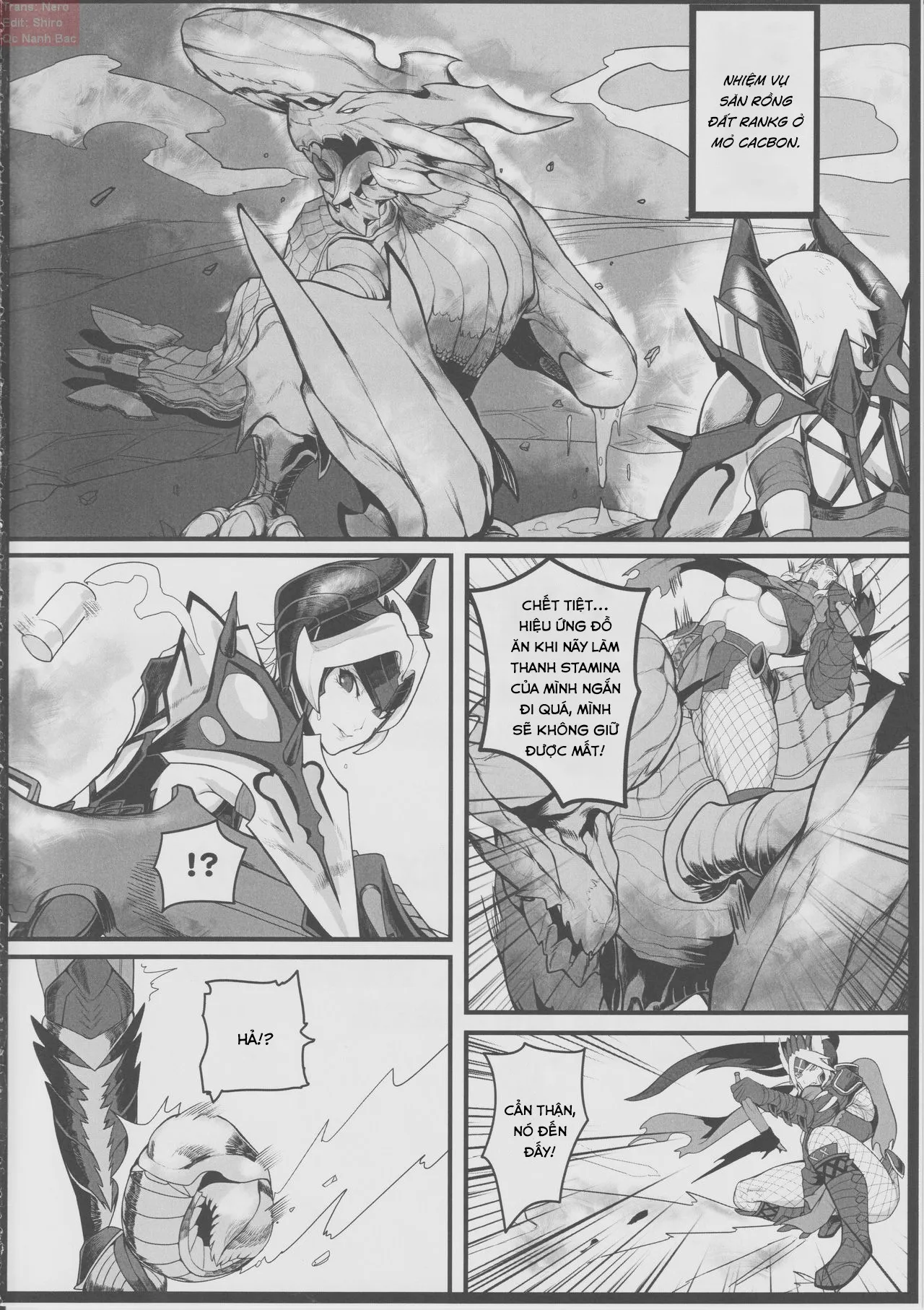 HentaiVN.net - Ảnh 4 - Double Sex (Monster Hunter) - Oneshot