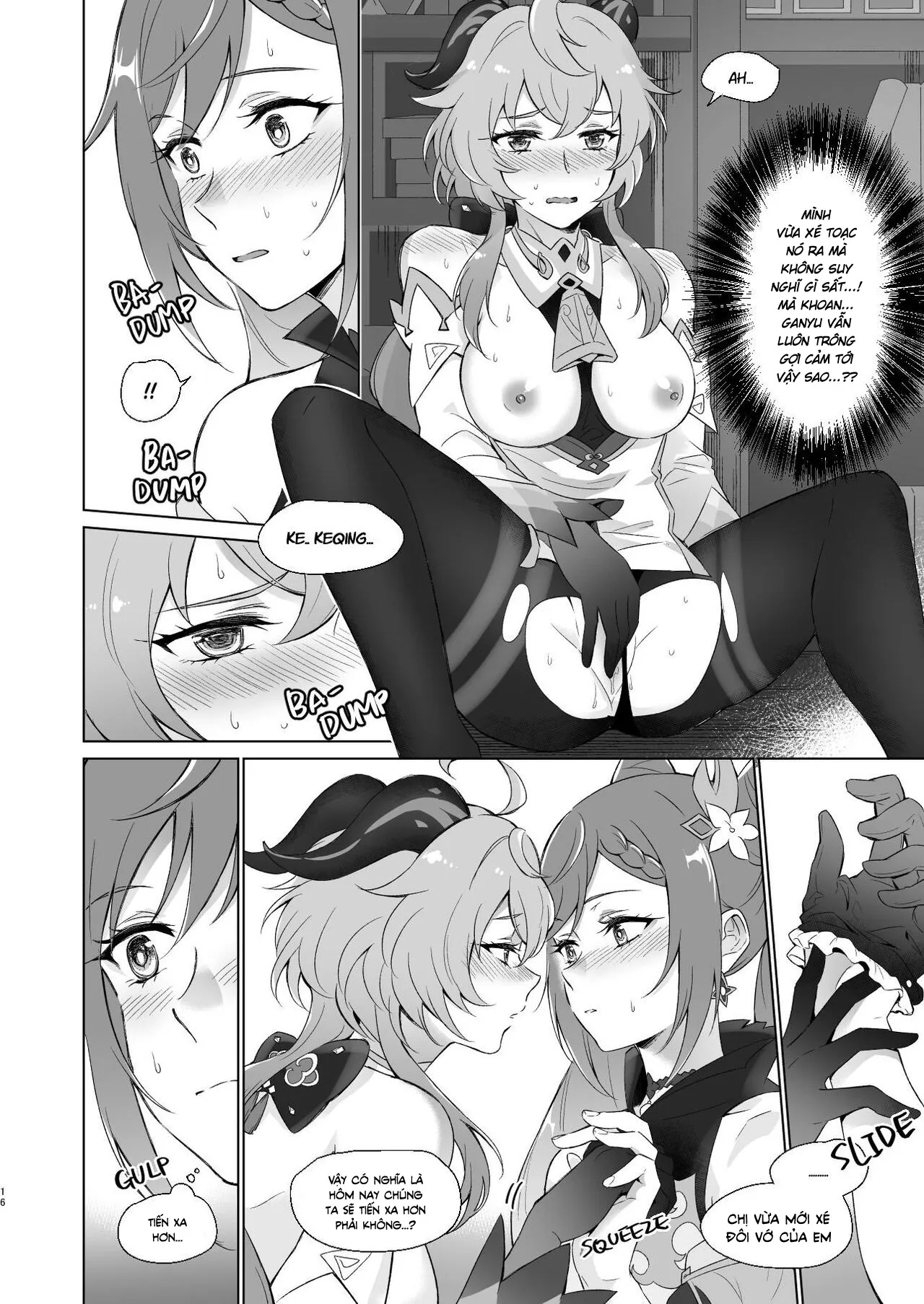 HentaiVN.net - Ảnh 15 - Tôi muốn làm chuyện "ấy" với Ganyu! [Ganyu to Ecchi ga Shitai!; Sleep with me, Ganyu] - Oneshot