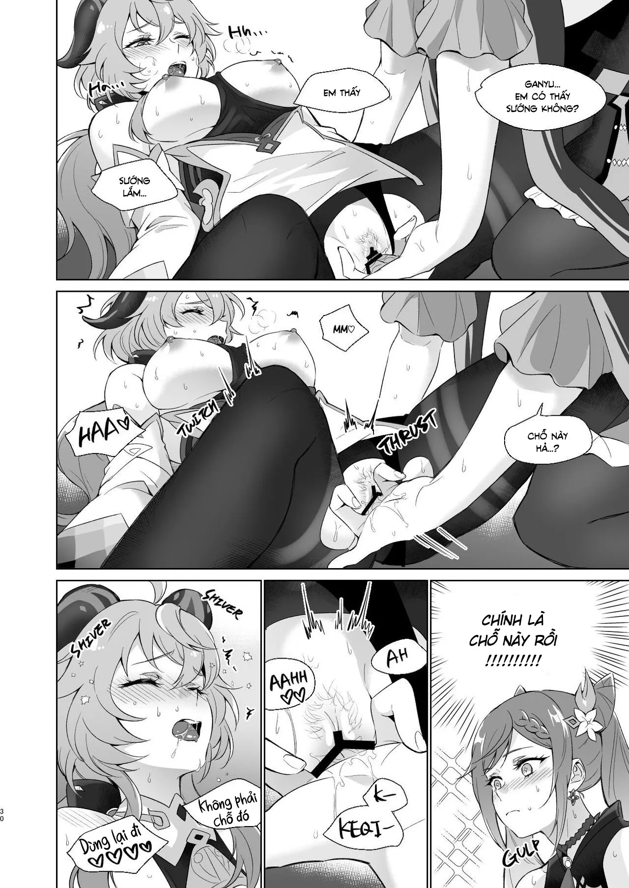 HentaiVN.net - Ảnh 29 - Tôi muốn làm chuyện "ấy" với Ganyu! [Ganyu to Ecchi ga Shitai!; Sleep with me, Ganyu] - Oneshot