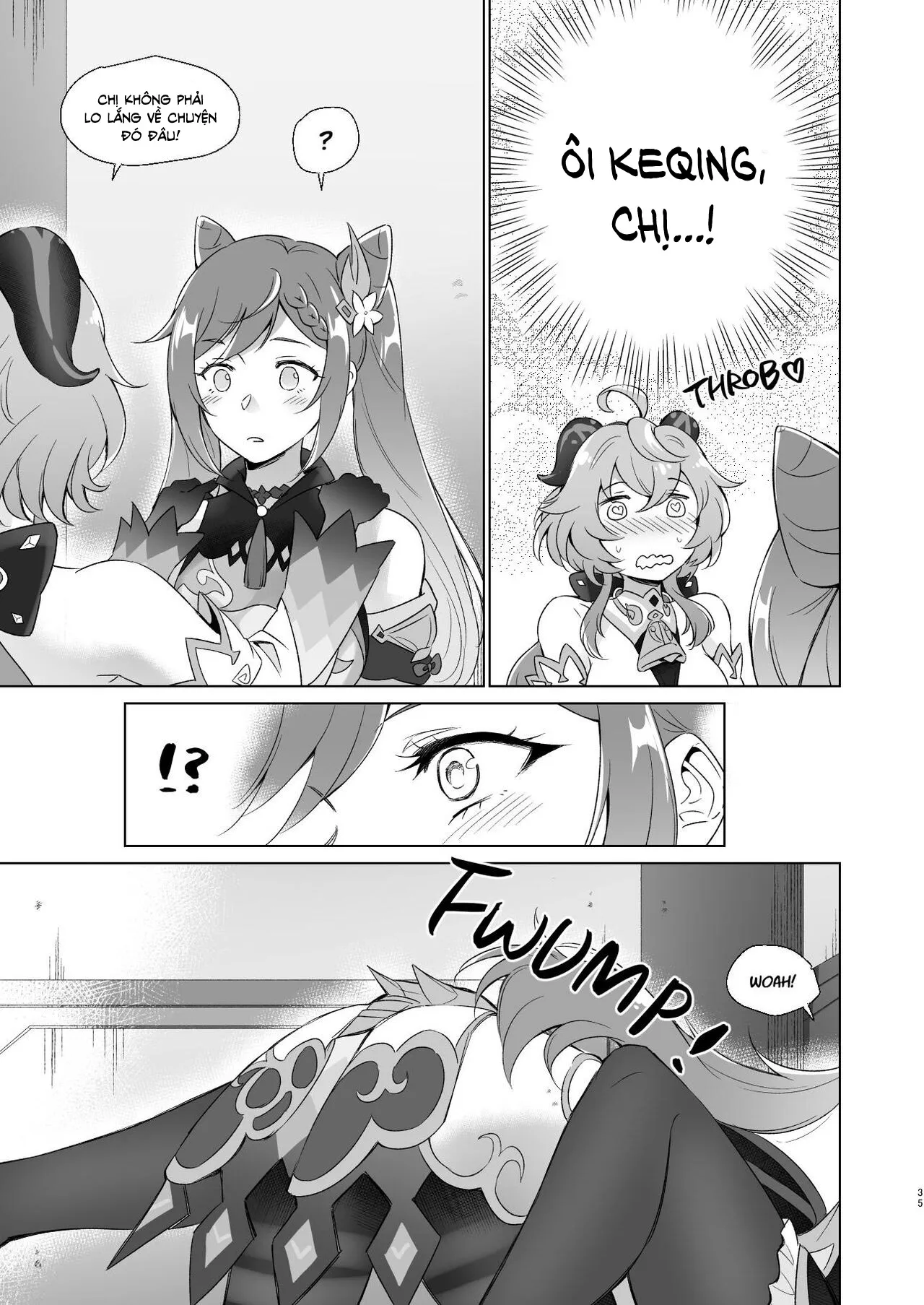 HentaiVN.net - Ảnh 34 - Tôi muốn làm chuyện "ấy" với Ganyu! [Ganyu to Ecchi ga Shitai!; Sleep with me, Ganyu] - Oneshot