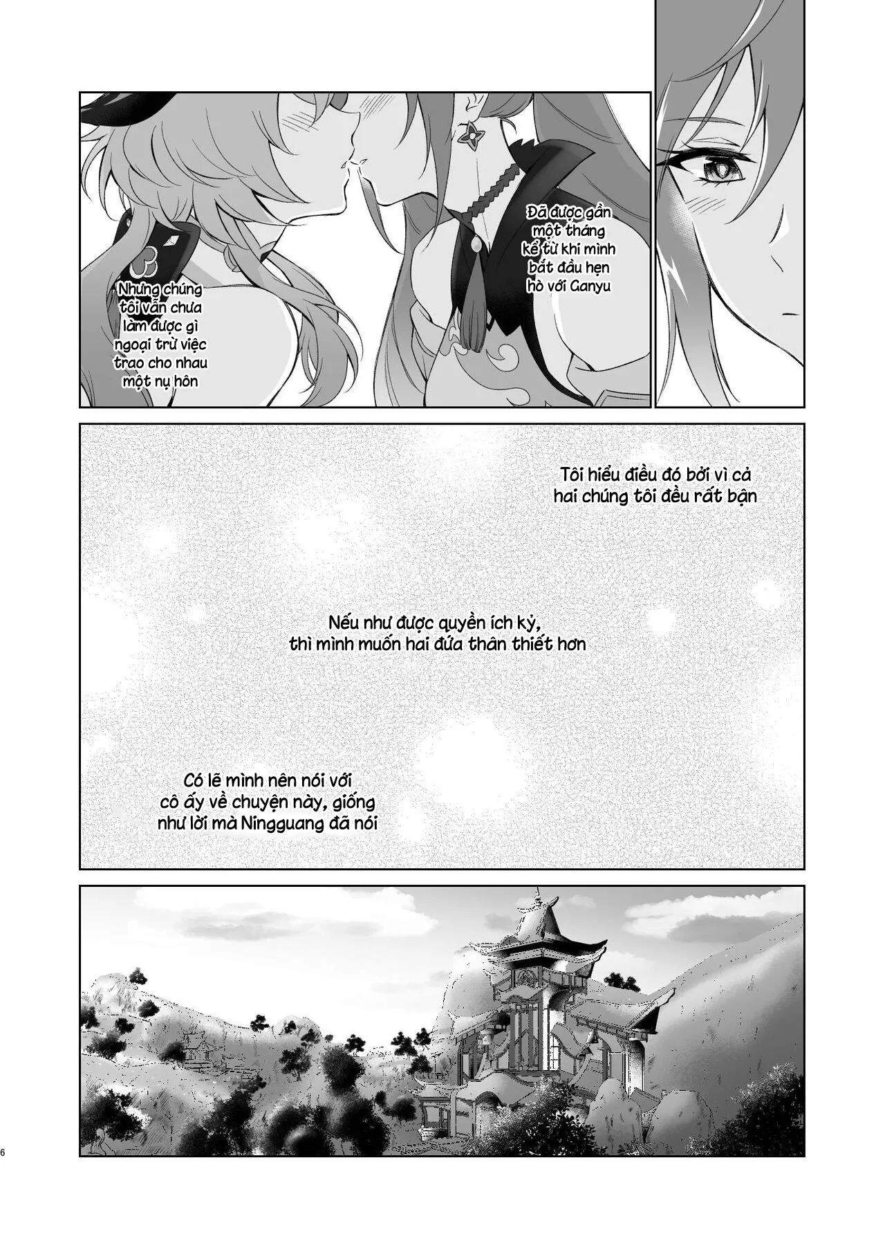 HentaiVN.net - Ảnh 5 - Tôi muốn làm chuyện "ấy" với Ganyu! [Ganyu to Ecchi ga Shitai!; Sleep with me, Ganyu] - Oneshot