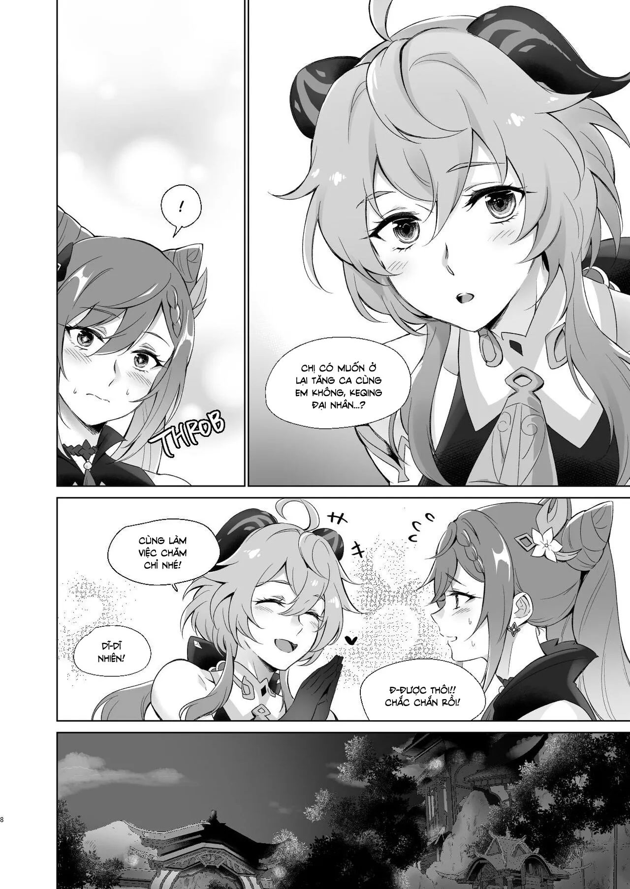 HentaiVN.net - Ảnh 7 - Tôi muốn làm chuyện "ấy" với Ganyu! [Ganyu to Ecchi ga Shitai!; Sleep with me, Ganyu] - Oneshot