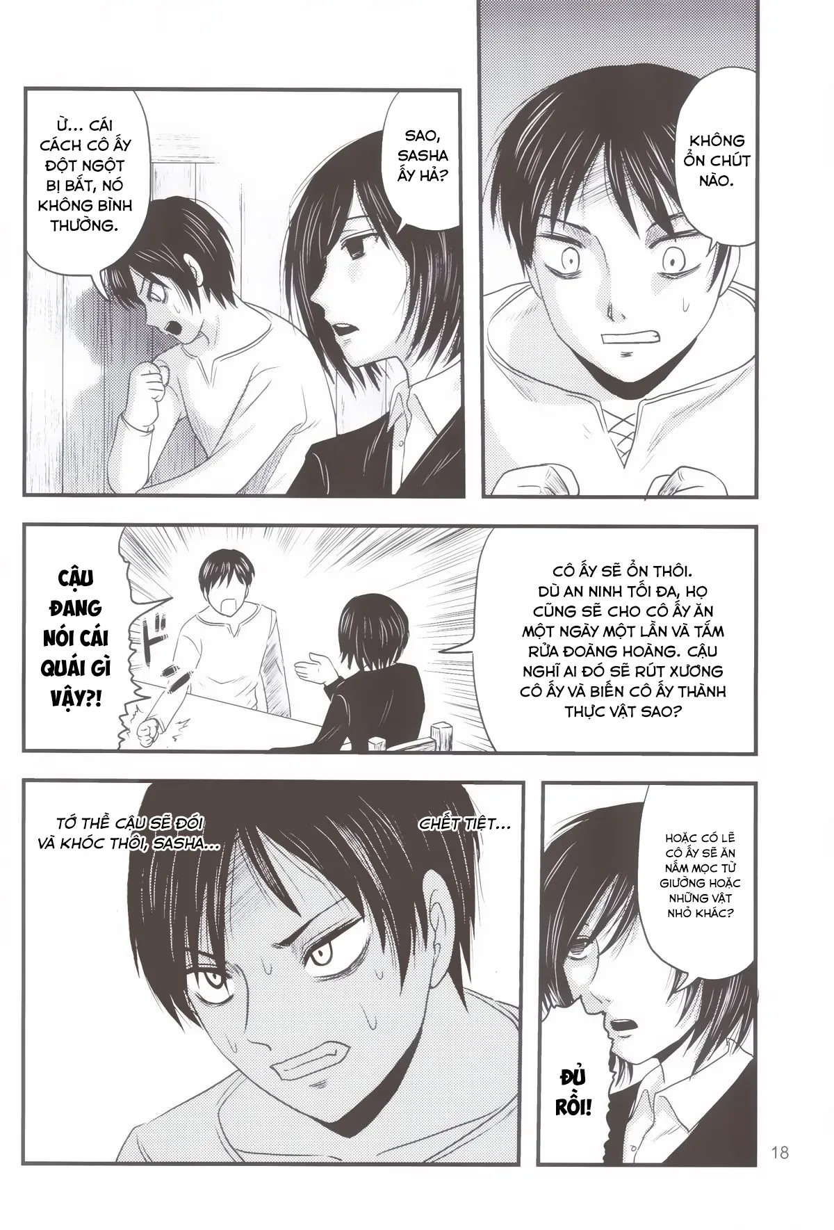 HentaiVN.net - Ảnh 17 - Sangeki no Sasha [Sasha's Tragedy; 惨劇のサシャ] - Oneshot