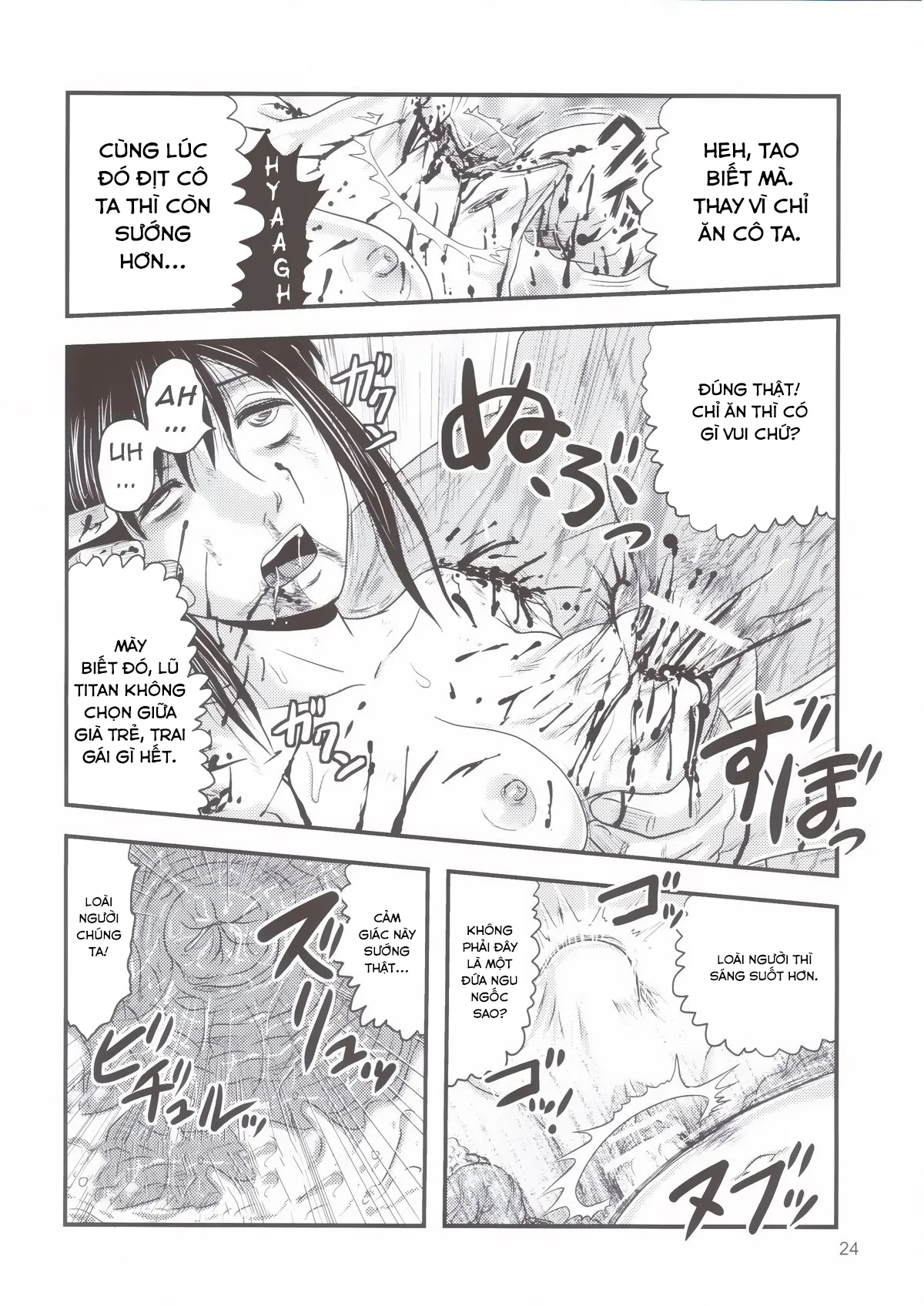 HentaiVN.net - Ảnh 23 - Sangeki no Sasha [Sasha's Tragedy; 惨劇のサシャ] - Oneshot