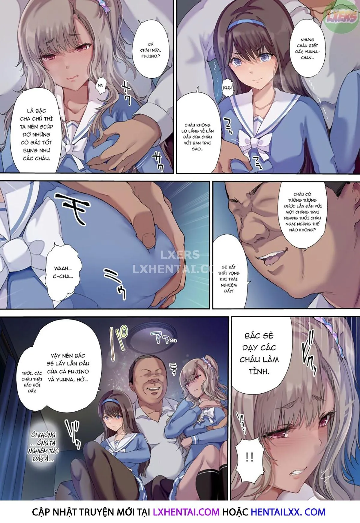 HentaiVN.net - Ảnh 15 - Papa No Shinshitsu Wa Musume Tomodachi No Tamariba [Daddy's Bedroom Is A Hangout For His Daughter's Friends] - Oneshot