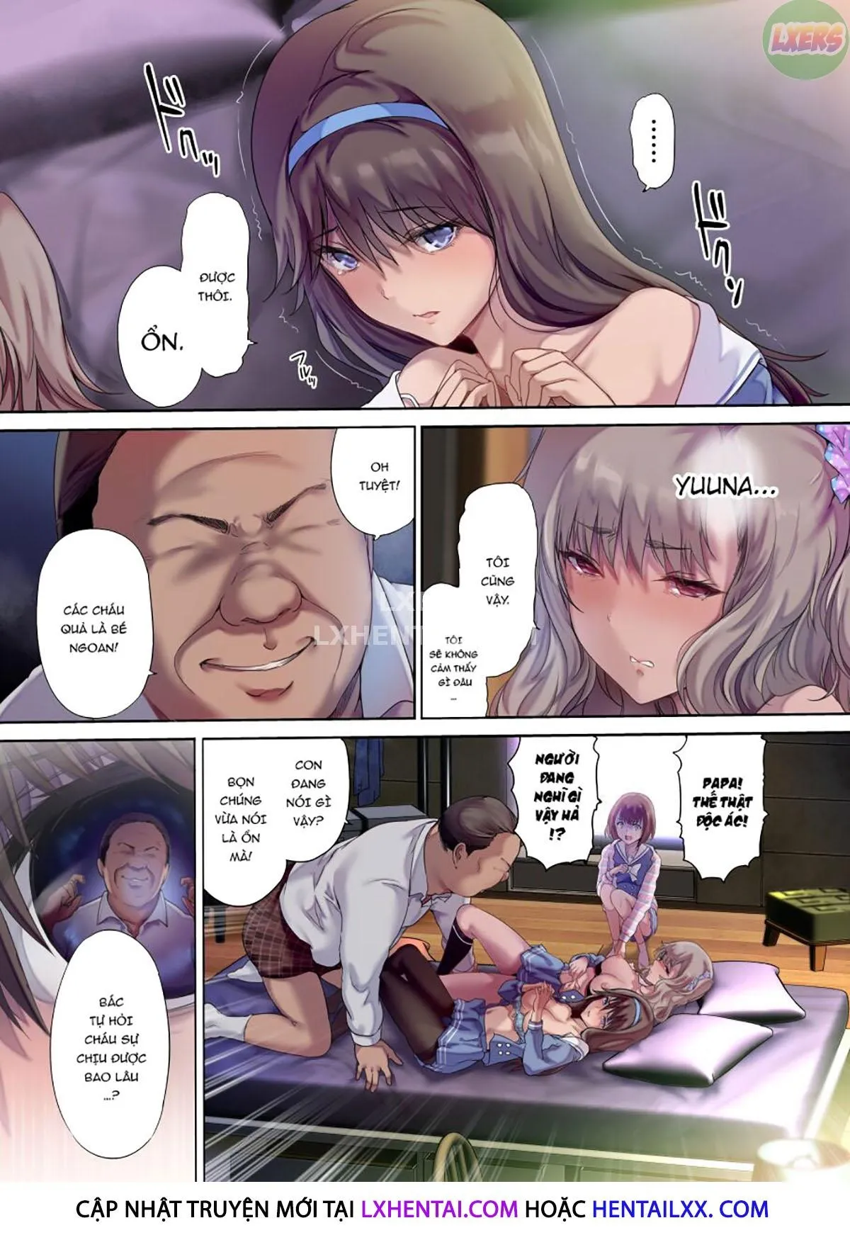 HentaiVN.net - Ảnh 29 - Papa No Shinshitsu Wa Musume Tomodachi No Tamariba [Daddy's Bedroom Is A Hangout For His Daughter's Friends] - Oneshot
