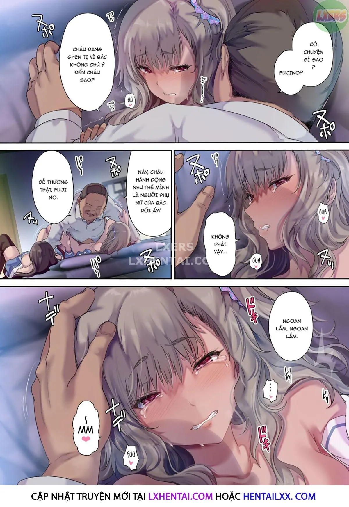 HentaiVN.net - Ảnh 42 - Papa No Shinshitsu Wa Musume Tomodachi No Tamariba [Daddy's Bedroom Is A Hangout For His Daughter's Friends] - Oneshot