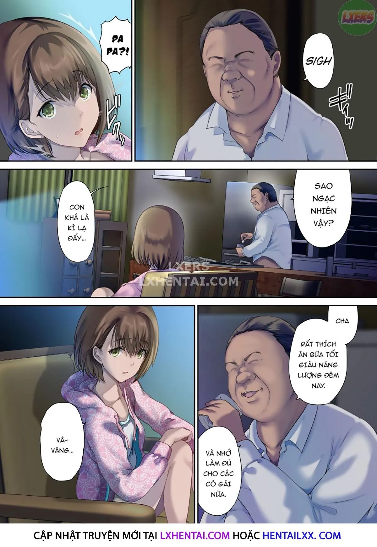 HentaiVN.net - Ảnh 72 - Papa No Shinshitsu Wa Musume Tomodachi No Tamariba [Daddy's Bedroom Is A Hangout For His Daughter's Friends] - Oneshot