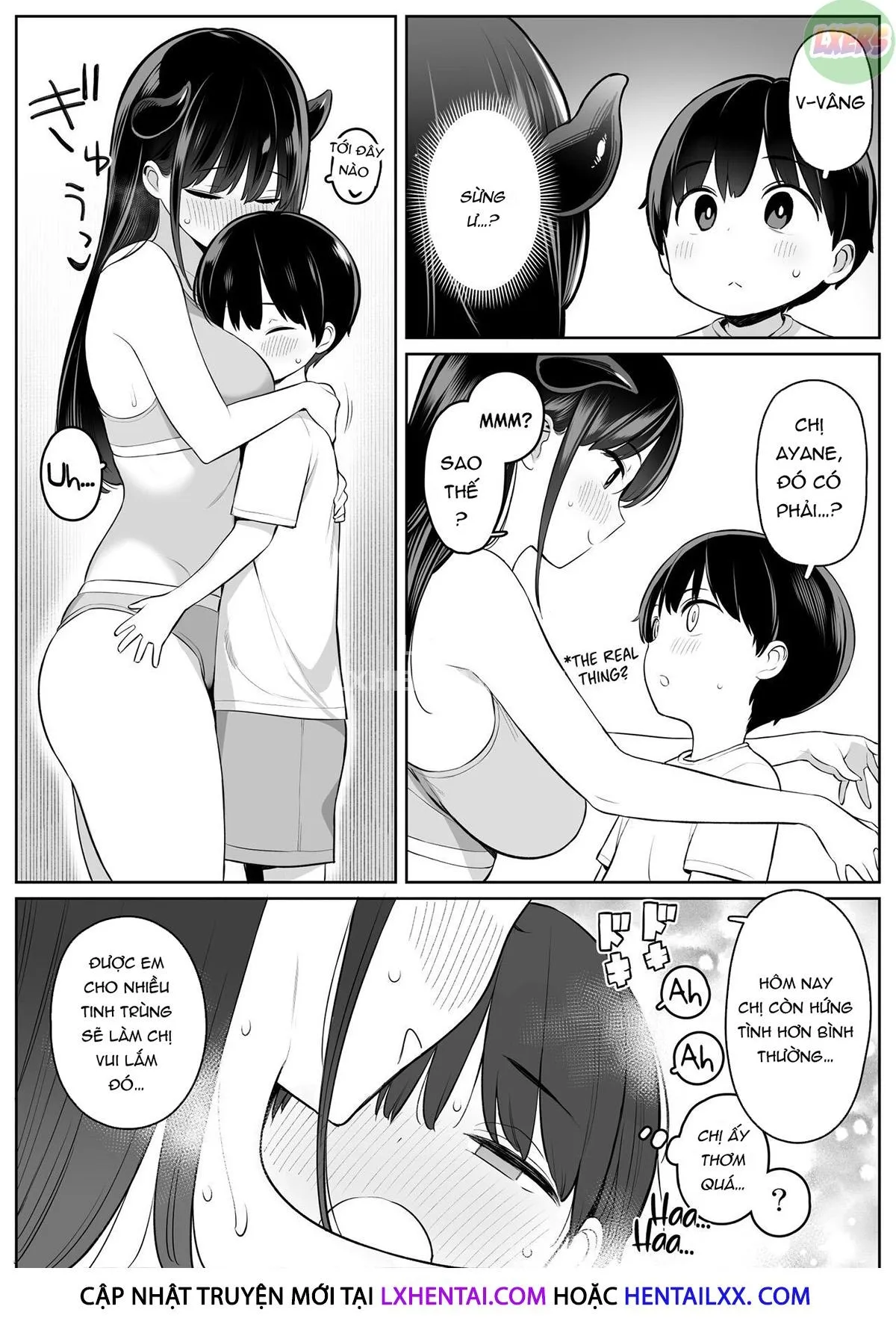 HentaiVN.net - Ảnh 28 - The Story of How The Big Sister Neighbor Squeezed My Semen Because She was a Succubus [Mijika na Onee-san ga Succubus datta node Sakusei sareru Ohanashi] - Oneshot