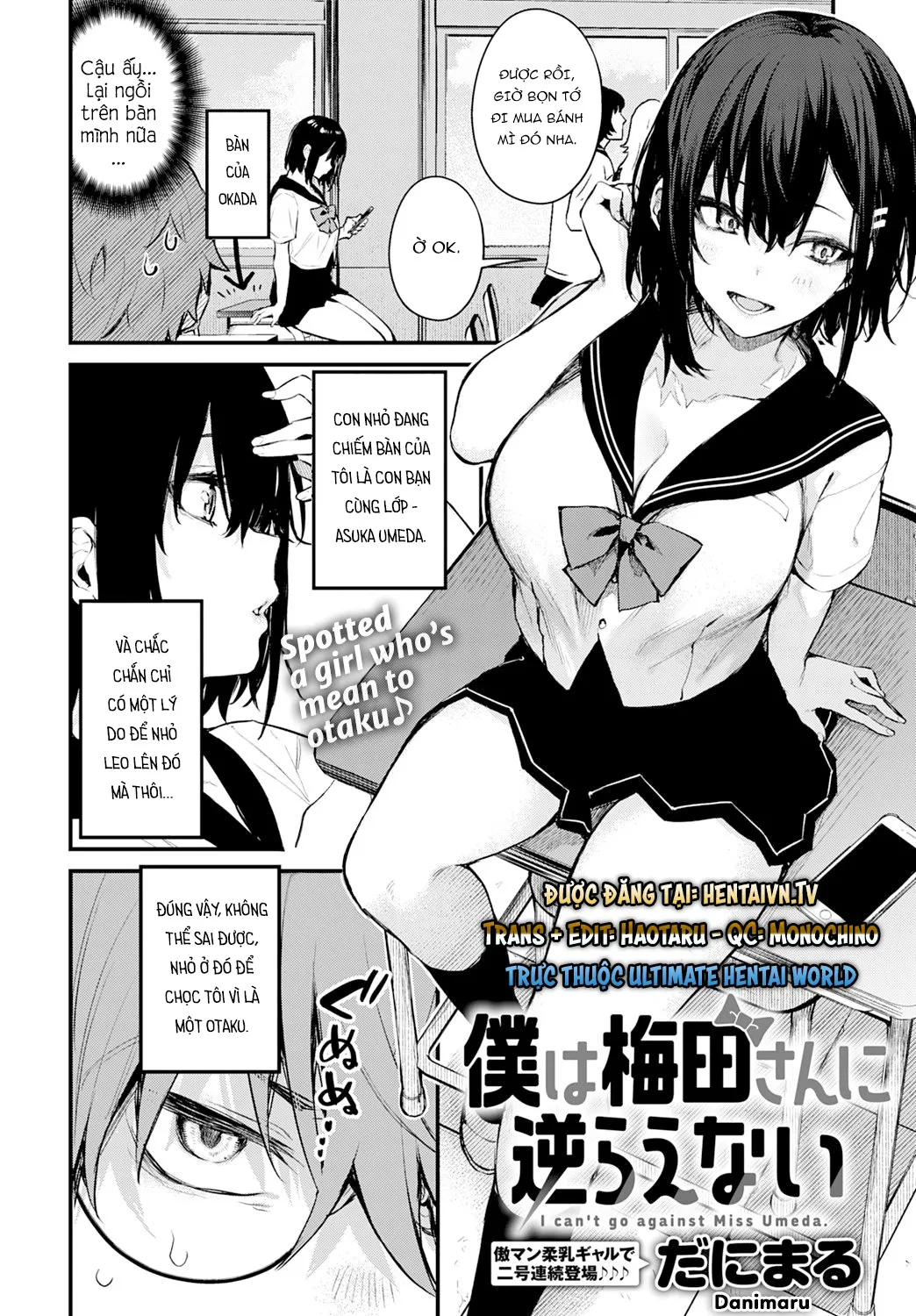 HentaiVN.net - Ảnh 4 - Boku wa Umeda-san ni Sakaraenai [I Can't Go Against Umeda-san] - Oneshot