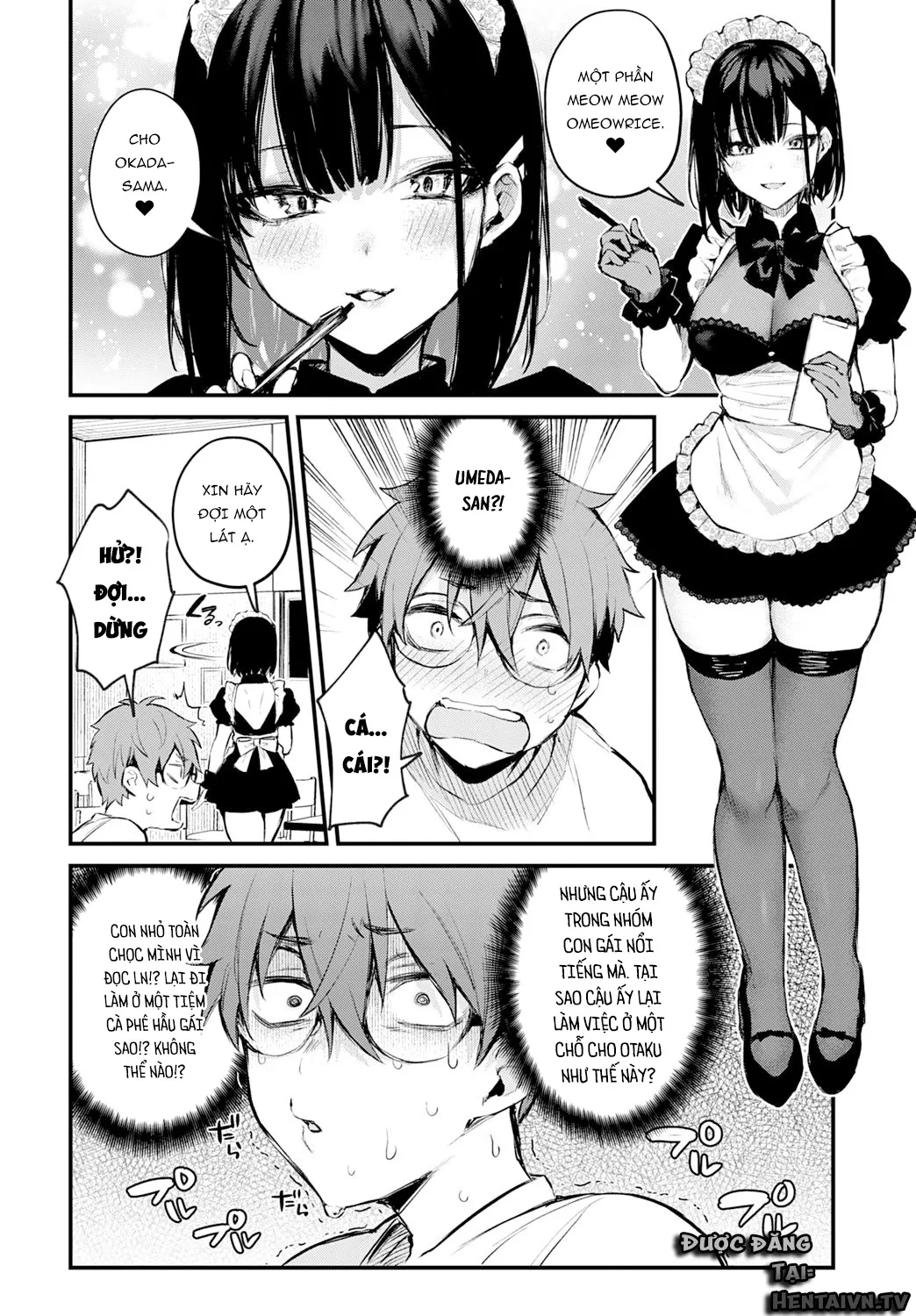 HentaiVN.net - Ảnh 8 - Boku wa Umeda-san ni Sakaraenai [I Can't Go Against Umeda-san] - Oneshot