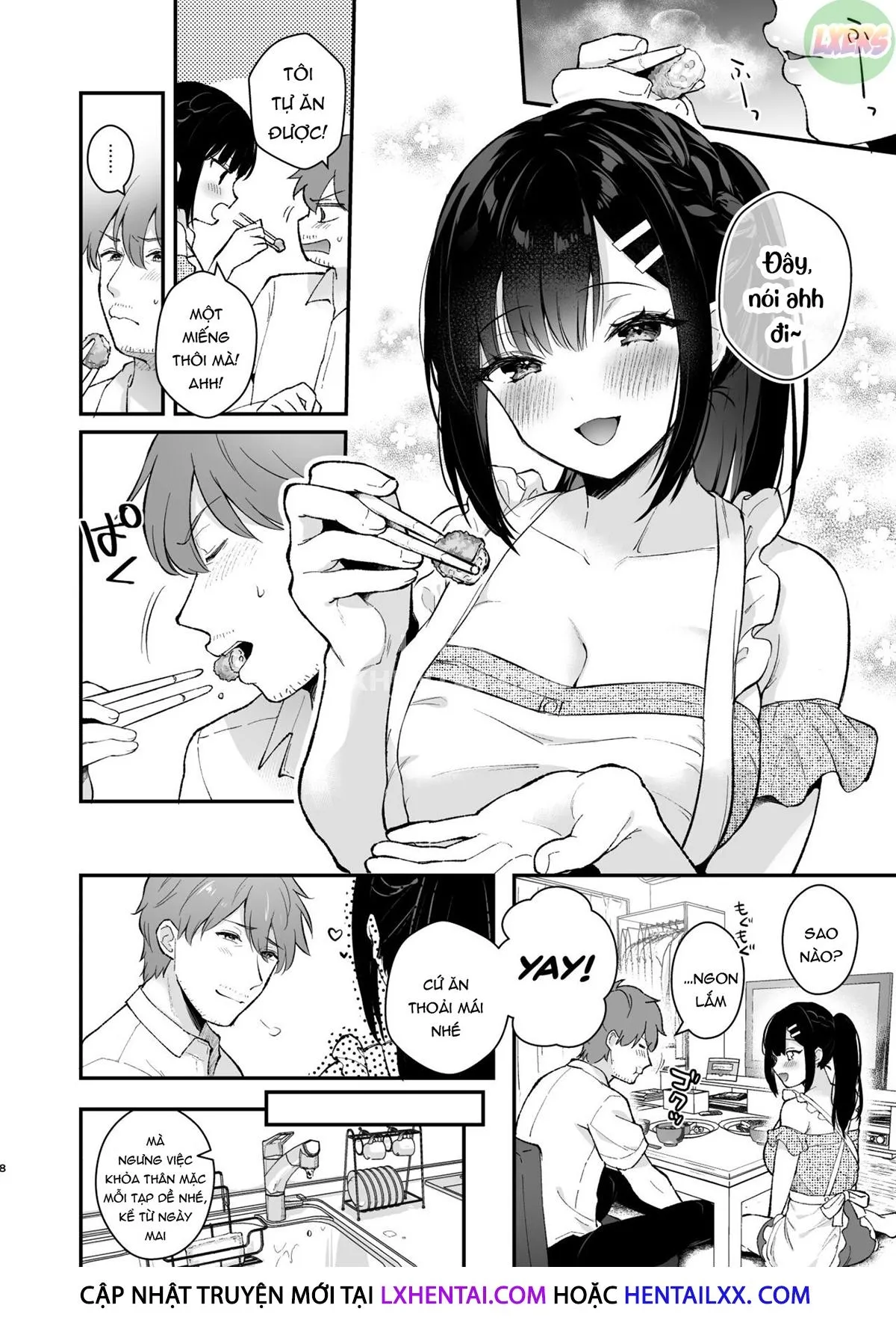 HentaiVN.net - Ảnh 10 - Oshikake Kanojo No Omamagoto - Oneshot