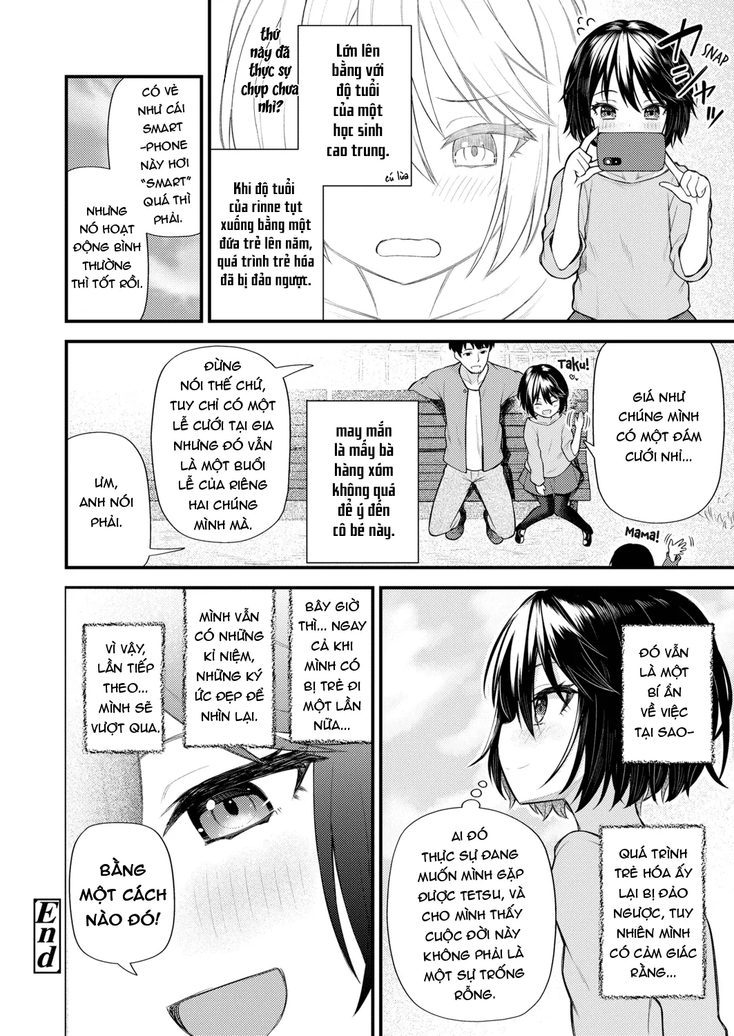 HentaiVN.net - Ảnh 29 - Cô gái thoái trưởng thành [Gyakkou Shoujo; Regressing Girl] - Oneshot
