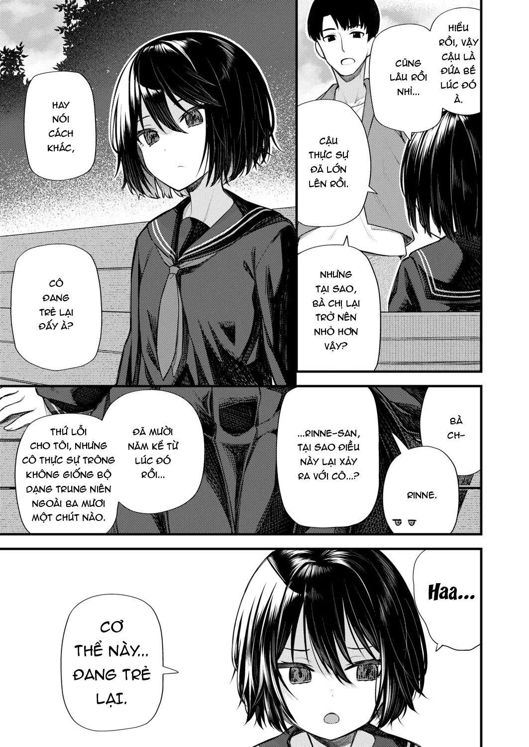 HentaiVN.net - Ảnh 4 - Cô gái thoái trưởng thành [Gyakkou Shoujo; Regressing Girl] - Oneshot