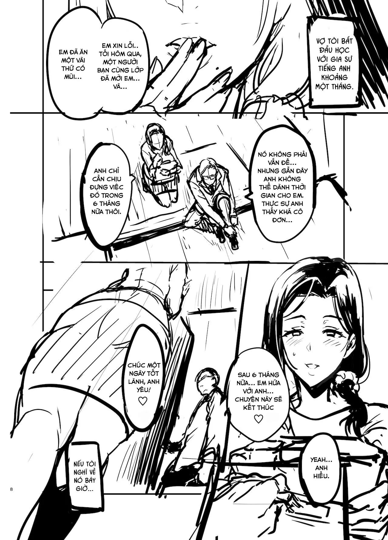 HentaiVN.net - Ảnh 9 - Shidare Sakura ha Kuruku wa Nameku Tochuu-ban [A Weeping Cherry That's Blooming Black] - Oneshot (WIP) - fixed