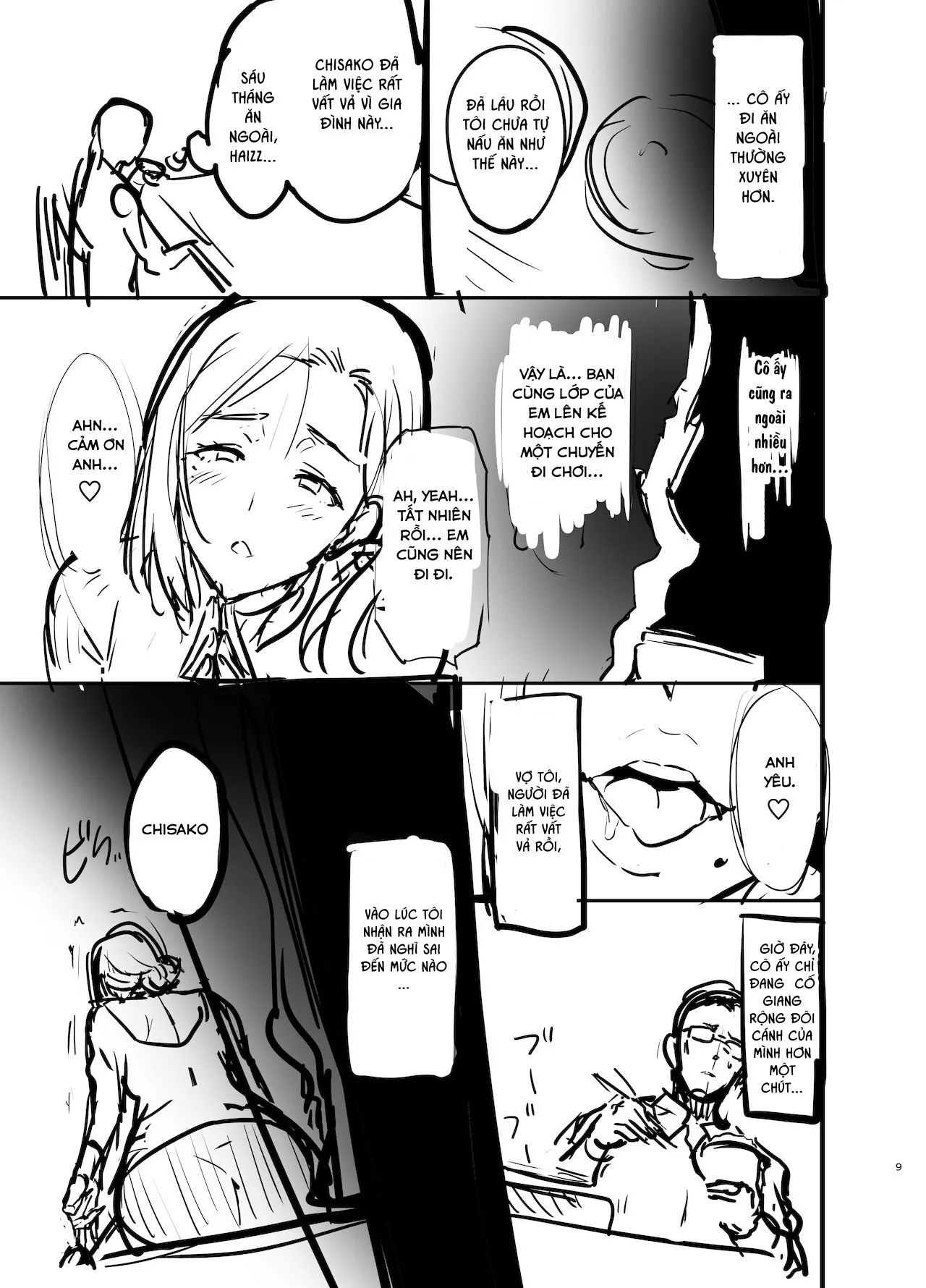 HentaiVN.net - Ảnh 10 - Shidare Sakura ha Kuruku wa Nameku Tochuu-ban [A Weeping Cherry That's Blooming Black] - Oneshot (WIP) - fixed
