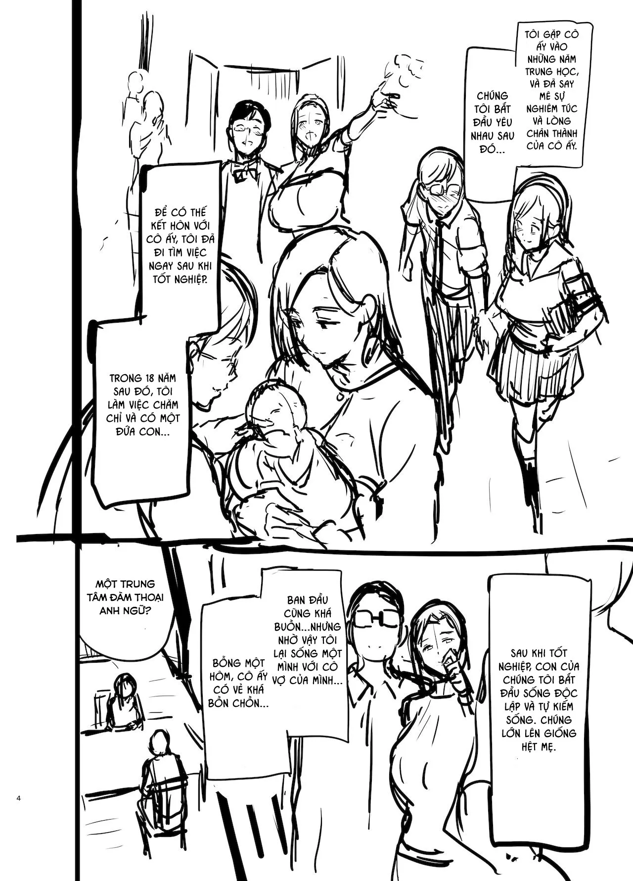 HentaiVN.net - Ảnh 5 - Shidare Sakura ha Kuruku wa Nameku Tochuu-ban [A Weeping Cherry That's Blooming Black] - Oneshot (WIP) - fixed