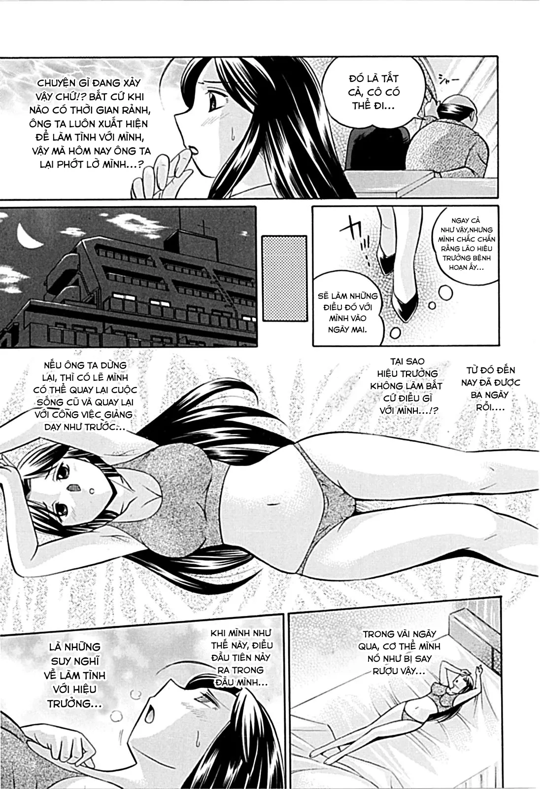 HentaiVN.net - Ảnh 10 - Jokyoushi Kyouko -Kairaku Choukyoushitsu [Female Teacher Kyouko] - Chap 4