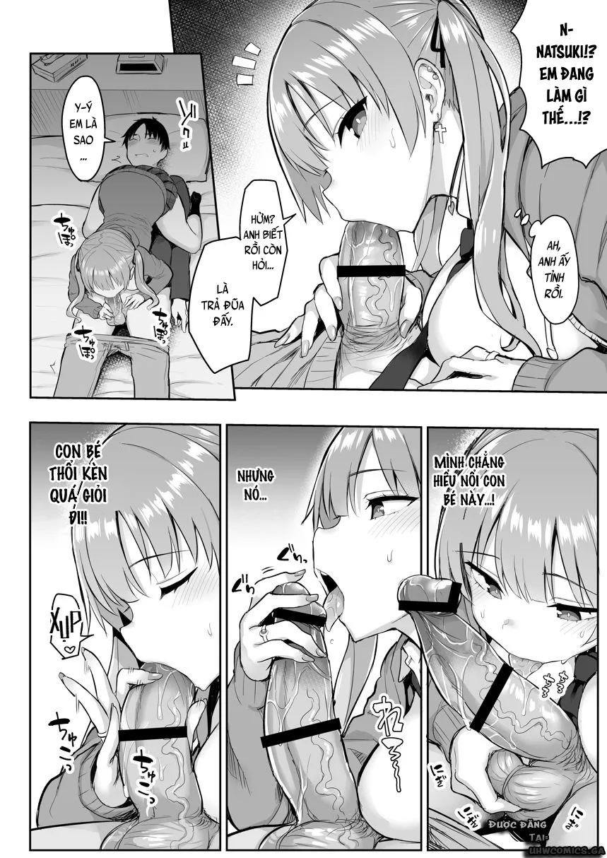 HentaiVN.net - Ảnh 18 - Con em gái mọt sách của tôi... [Moto InCha no Kyonyuu Yariman Imouto ga Erosugite] - Oneshot