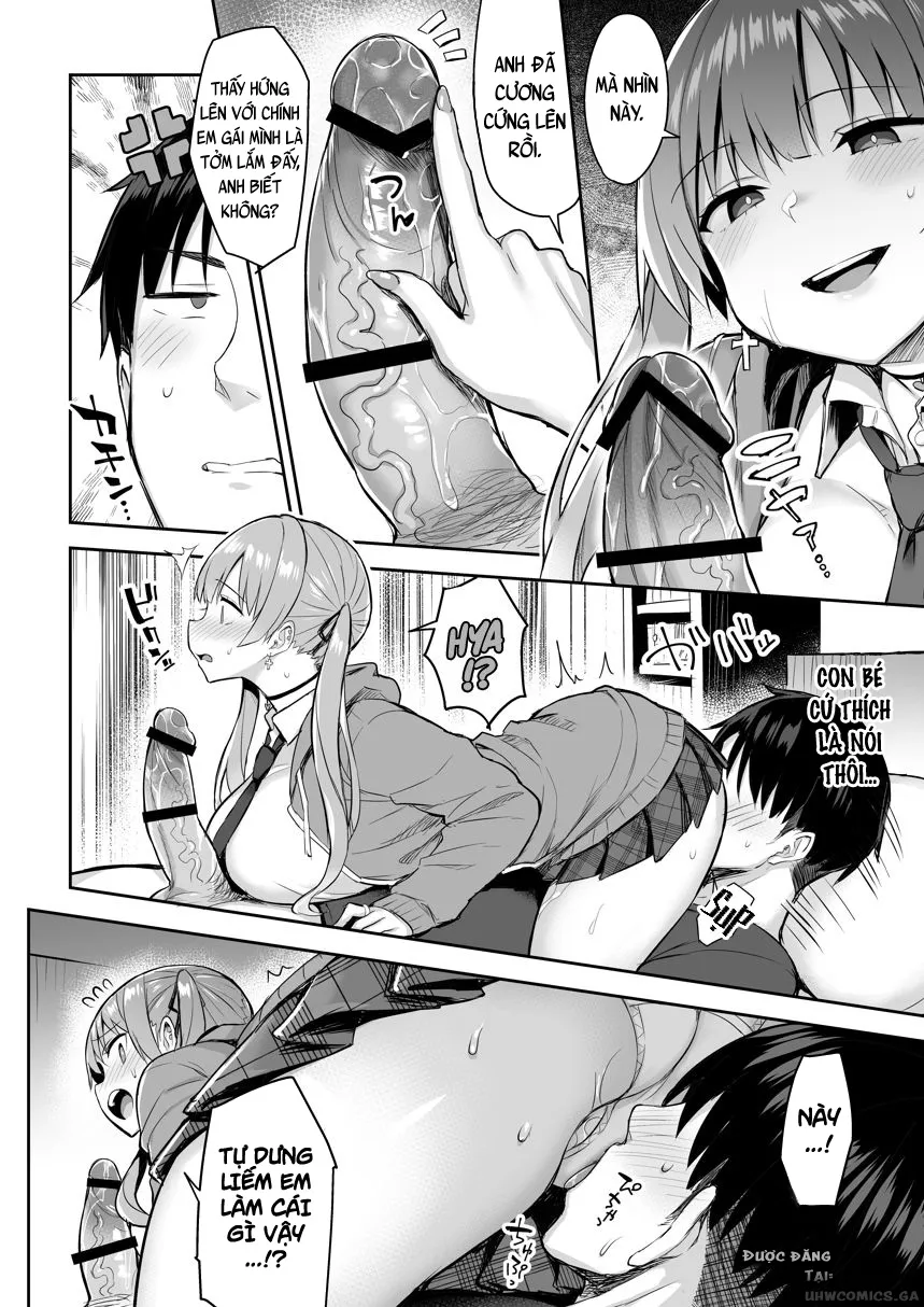 HentaiVN.net - Ảnh 20 - Con em gái mọt sách của tôi... [Moto InCha no Kyonyuu Yariman Imouto ga Erosugite] - Oneshot
