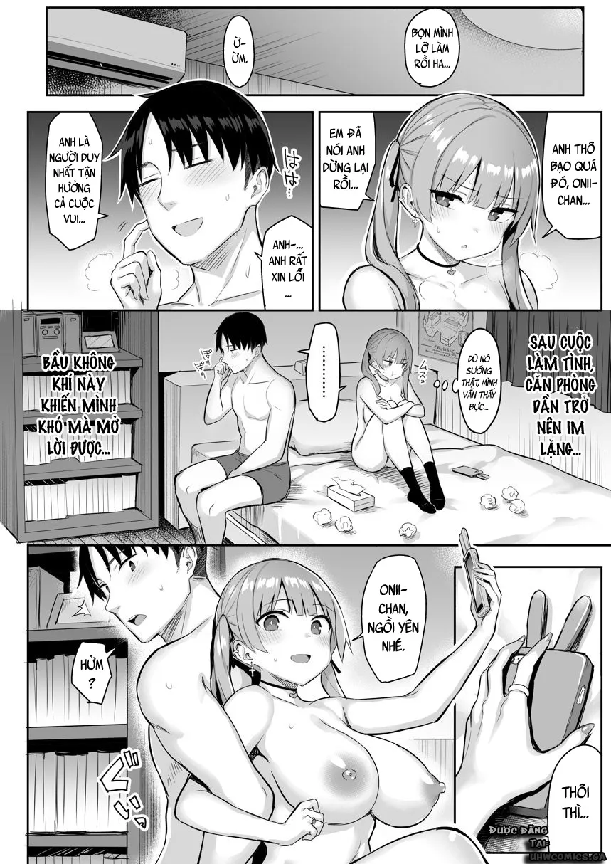HentaiVN.net - Ảnh 38 - Con em gái mọt sách của tôi... [Moto InCha no Kyonyuu Yariman Imouto ga Erosugite] - Oneshot