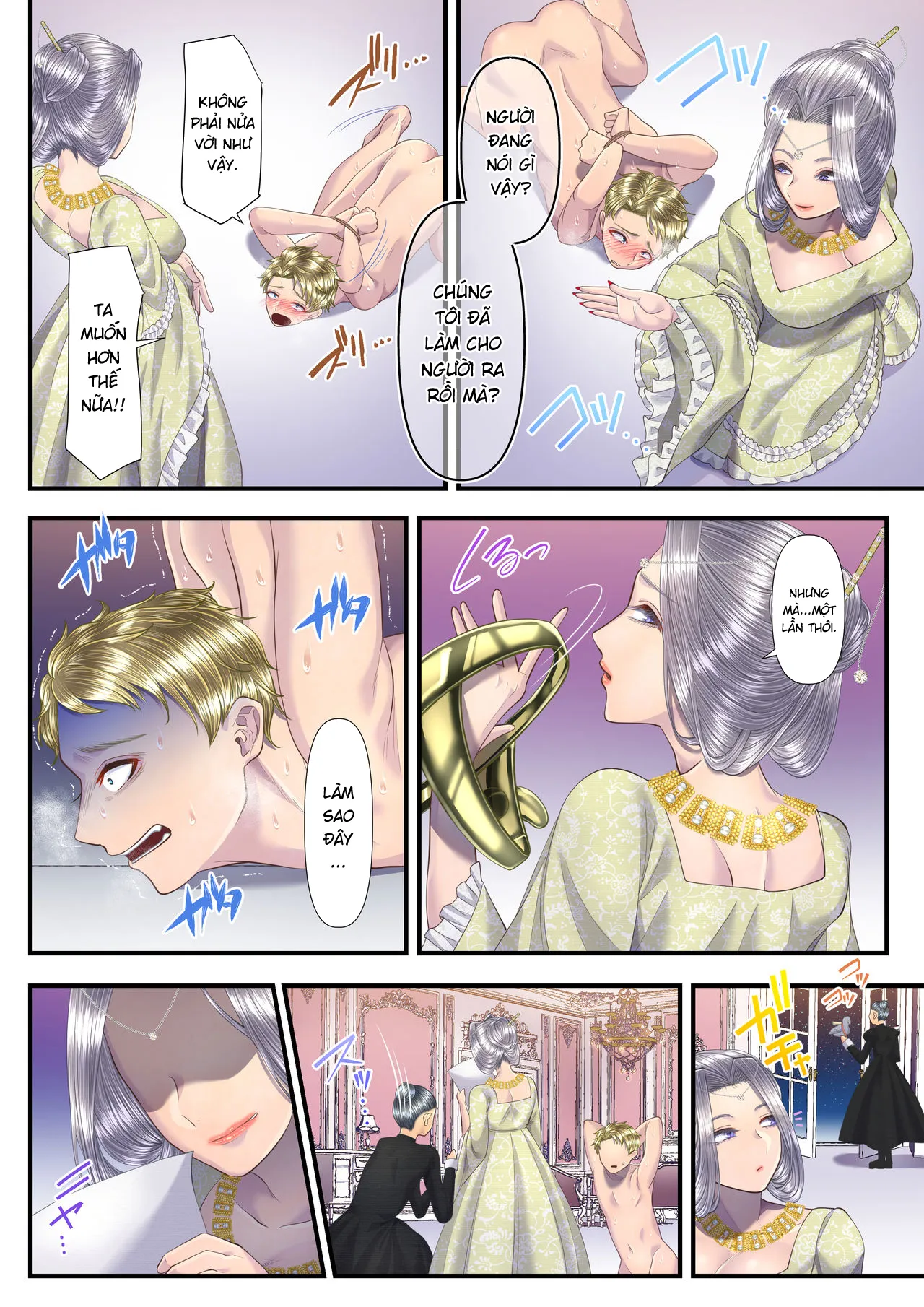 HentaiVN.net - Ảnh 45 - Huấn luyện hoàng tử bán nước của điếm quý tộc ~Phân chia lãnh thổ~ [Koukyuu Shoufu no Baikoku Maso-ka Choukyou~Ryoudo Bunkatu Hen~; 高級娼婦の売国マゾ化調教～領土分割編～] - Oneshot