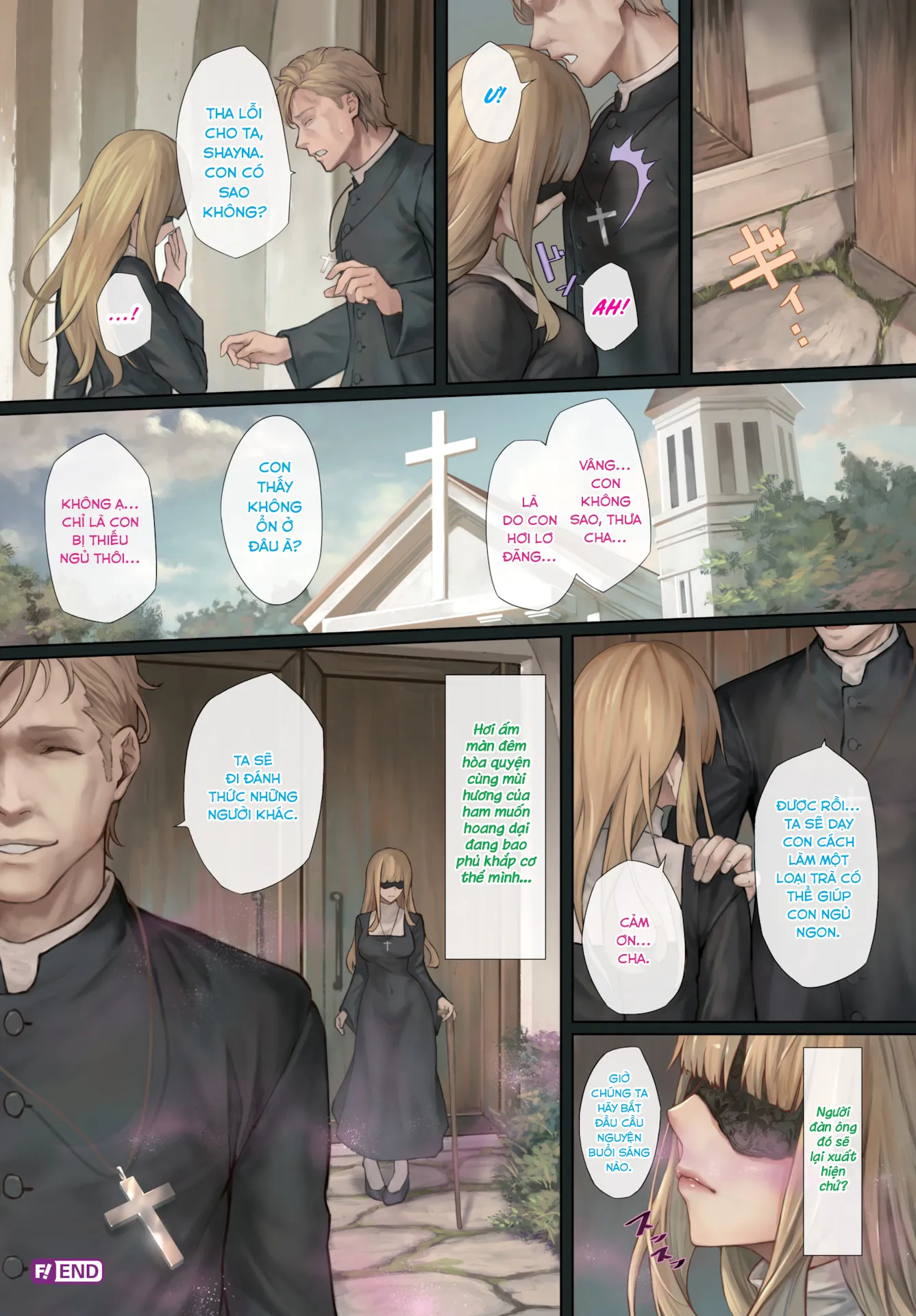 HentaiVN.net - Ảnh 9 - Thánh Đường Trụy Lạc - Oneshot
