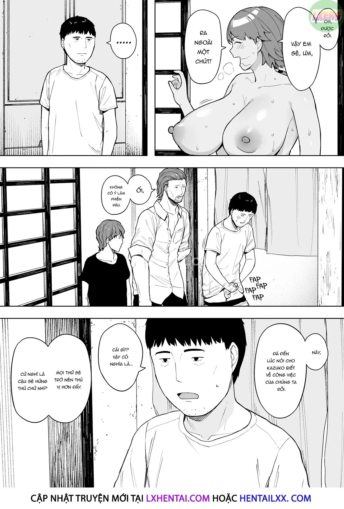 HentaiVN.net - Ảnh 22 - Shared Wife Kazuko [MURA NO KYOUYUU TSUMA KAZUKO] - Oneshot