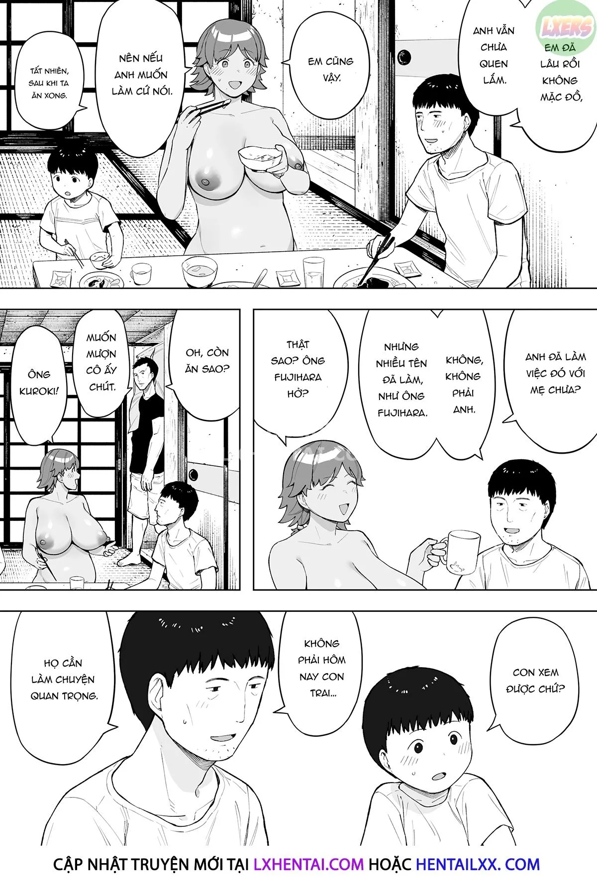 HentaiVN.net - Ảnh 25 - Shared Wife Kazuko [MURA NO KYOUYUU TSUMA KAZUKO] - Oneshot