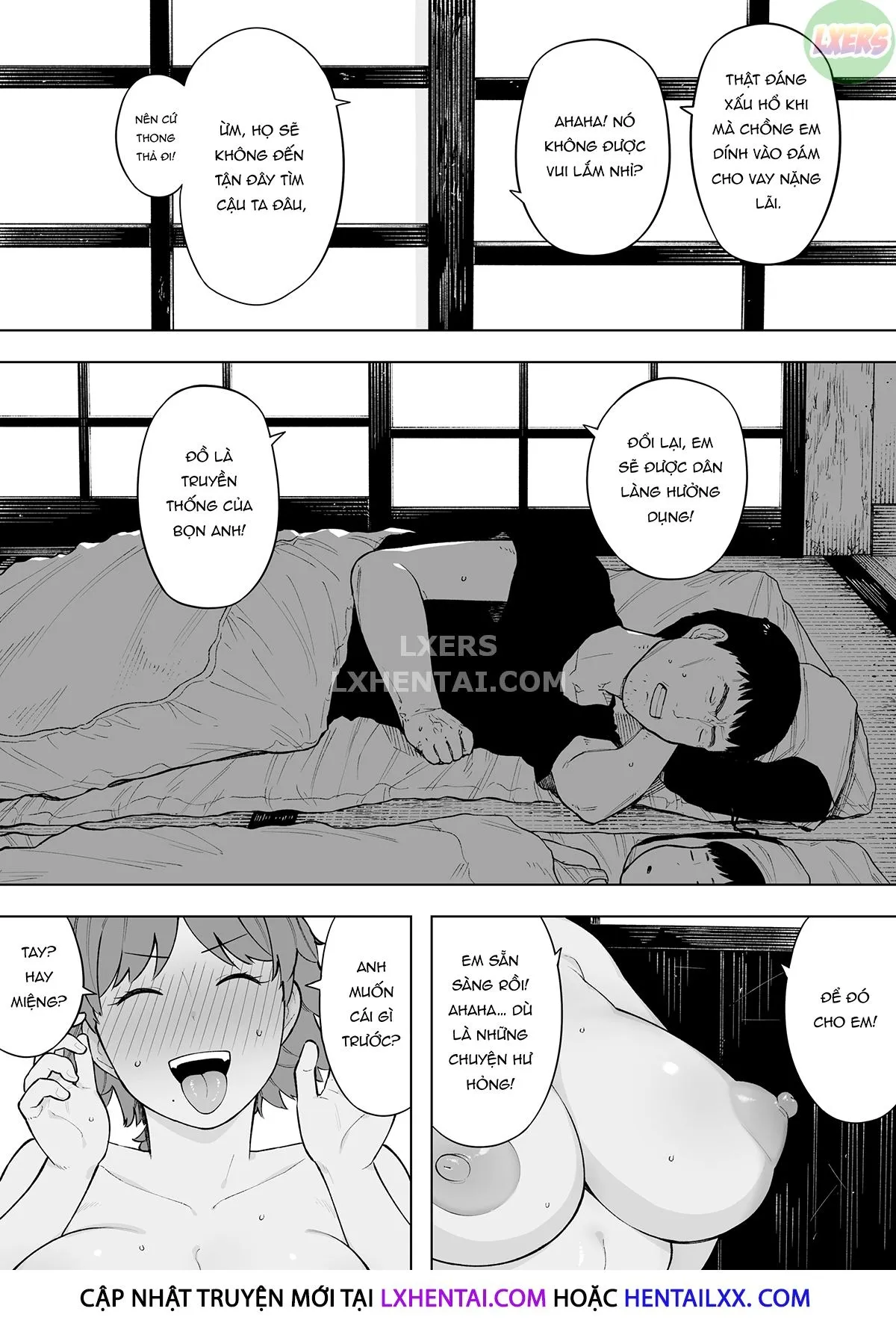 HentaiVN.net - Ảnh 5 - Shared Wife Kazuko [MURA NO KYOUYUU TSUMA KAZUKO] - Oneshot