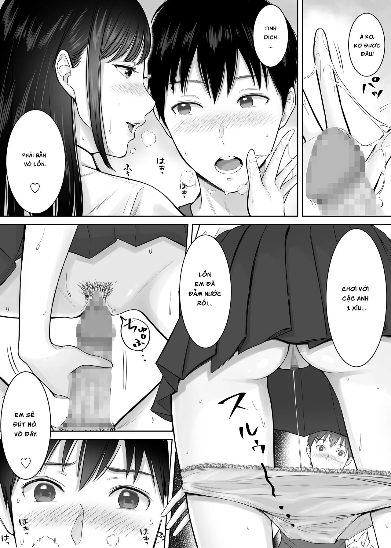 HentaiVN.net - Ảnh 4 - Tsuma no Tame ni Tameta Kozukuri Seishi o Gimai no JK Manko ni Nagashikondeshimatta Boku. [妻の為に溜めた子作り精子を義妹のJKマ●コに流し込んでしまった僕。] - Oneshot.