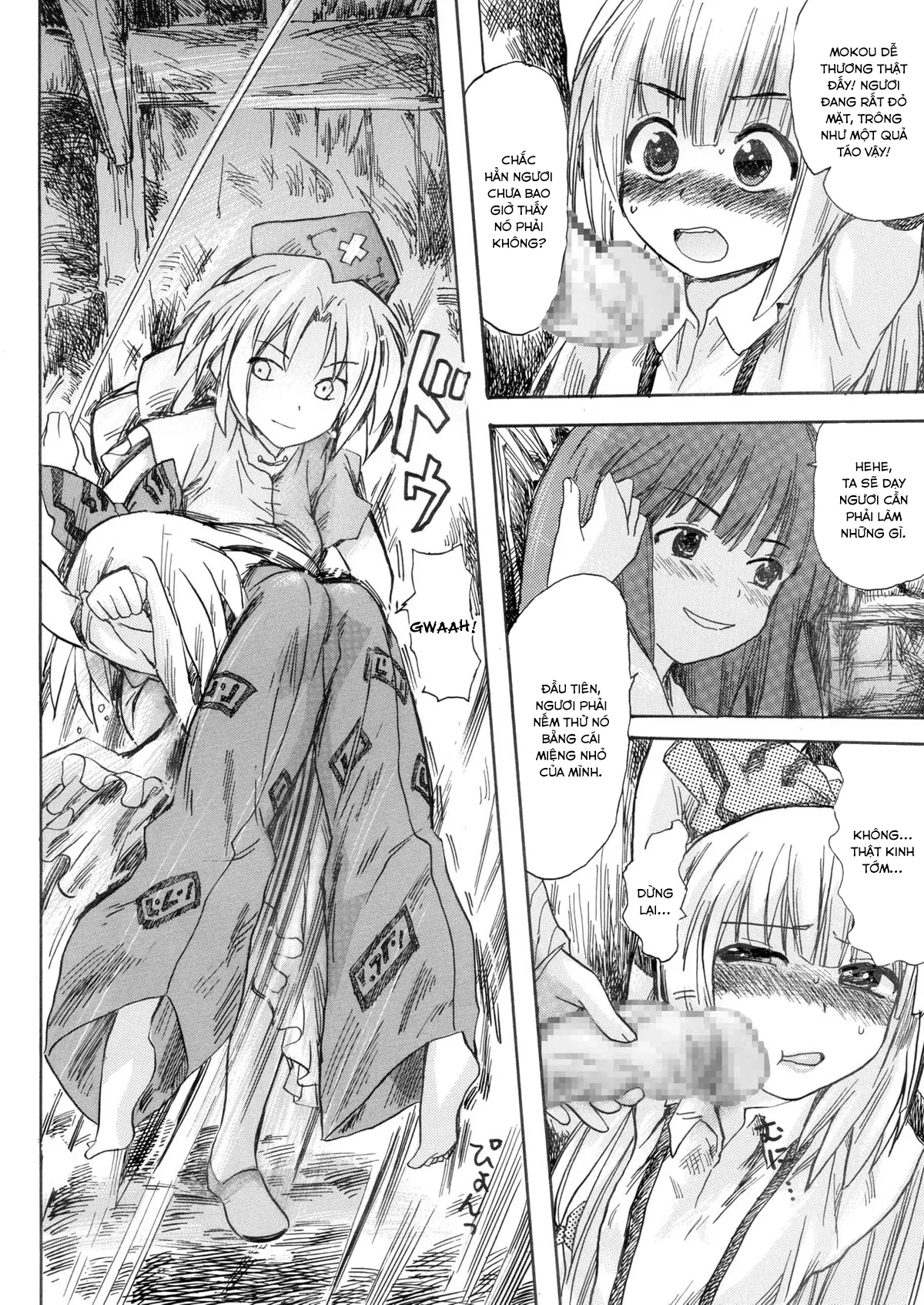 HentaiVN.net - Ảnh 8 - Hourai Ninshin [蓬莱妊娠] - Oneshot