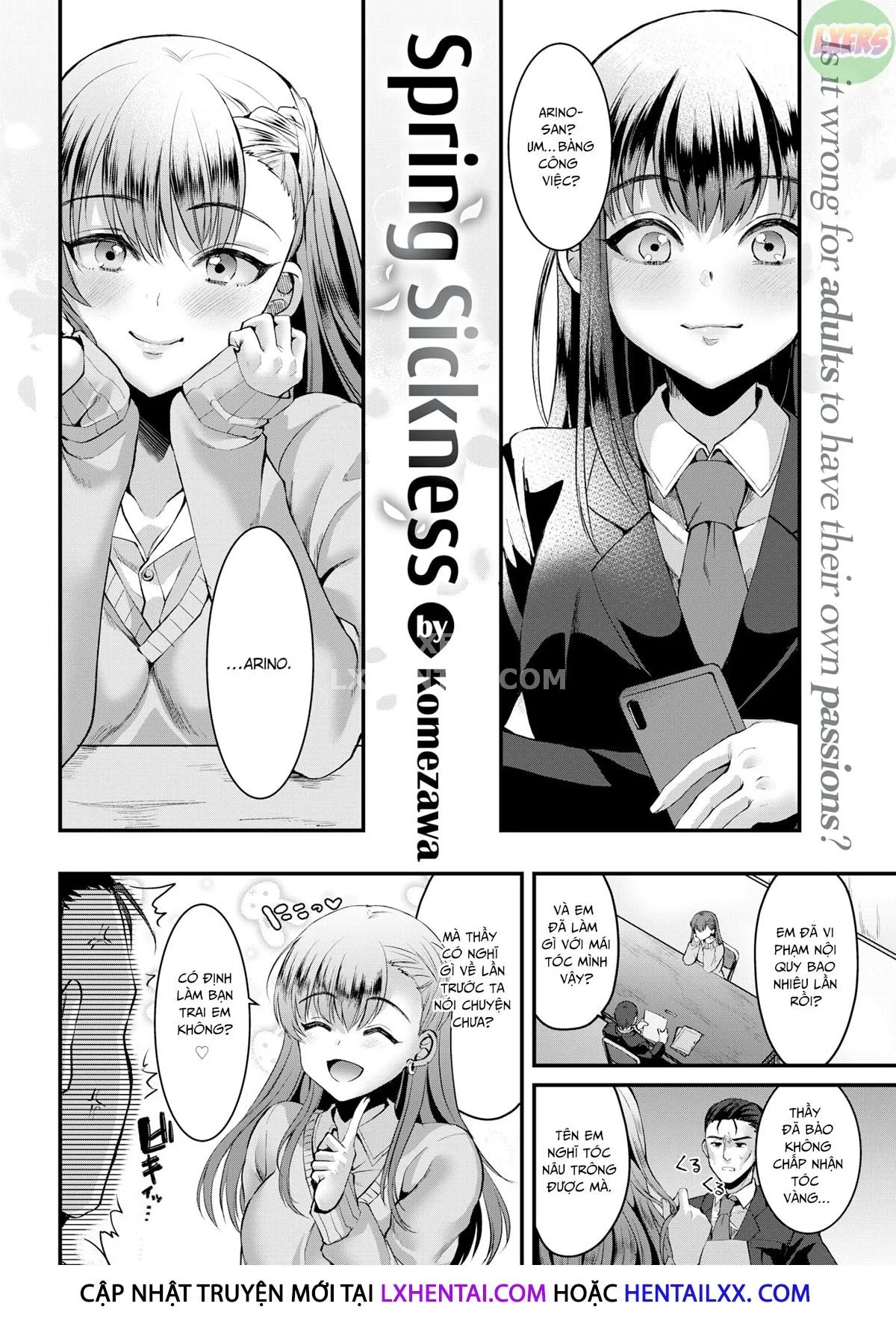 HentaiVN.net - Ảnh 5 - Sự khó chịu mùa xuân - Oneshot