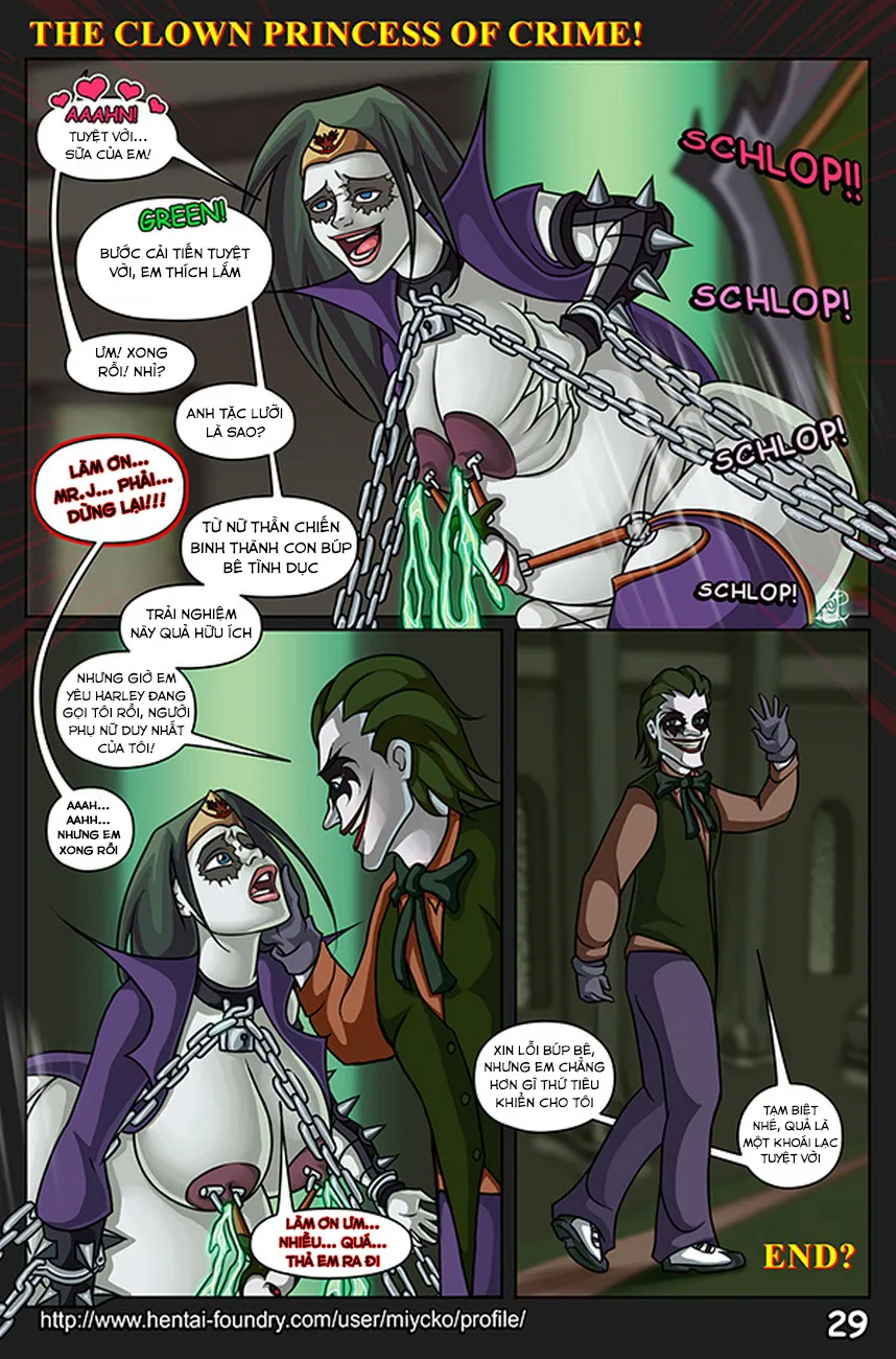 HentaiVN.net - Ảnh 30 - Công Chúa Hề Tội Phạm [The Clown Princess Of Crime] - Hahahahahahahahahaha