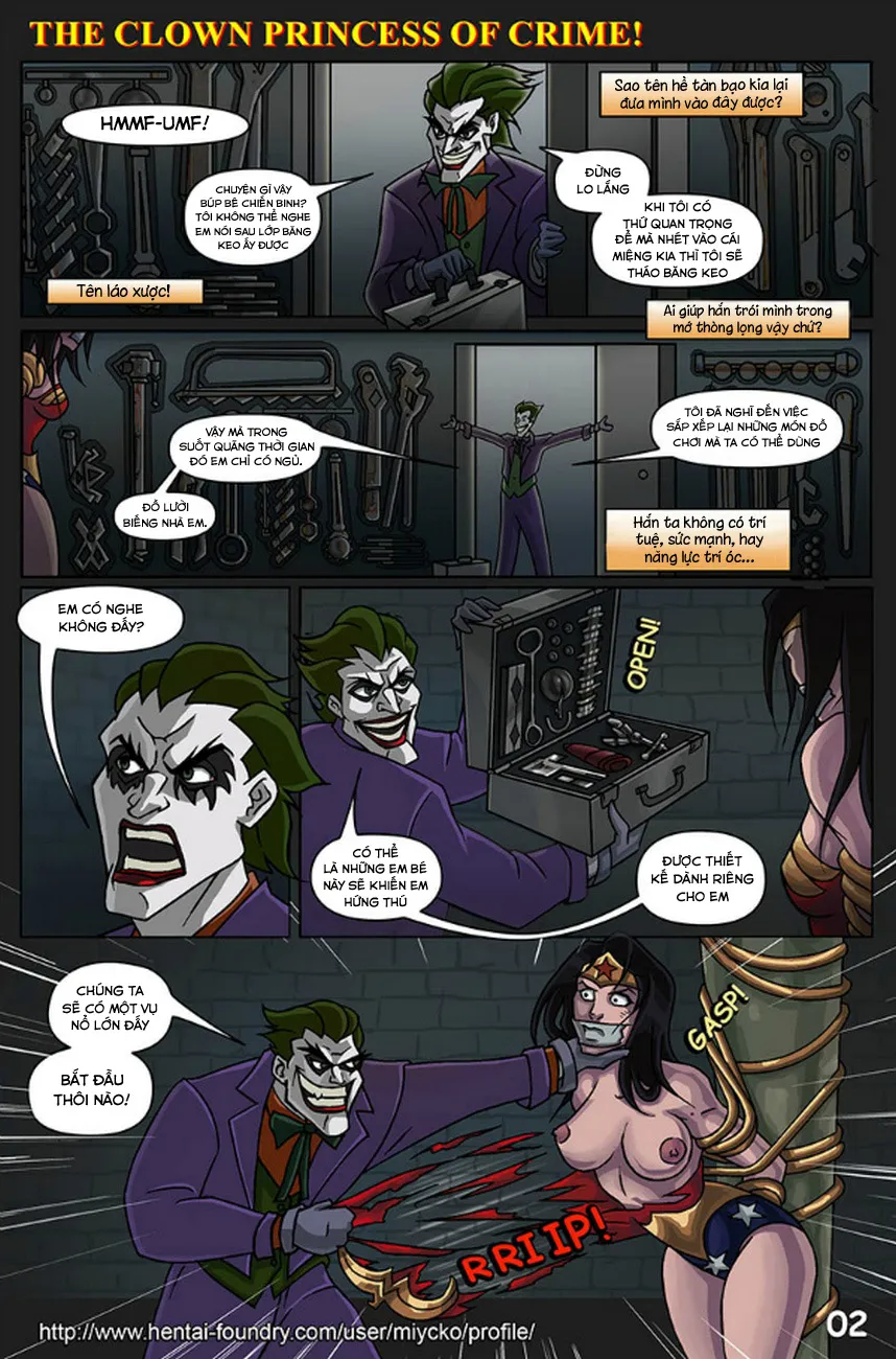 HentaiVN.net - Ảnh 4 - Công Chúa Hề Tội Phạm [The Clown Princess Of Crime] - Hahahahahahahahahaha