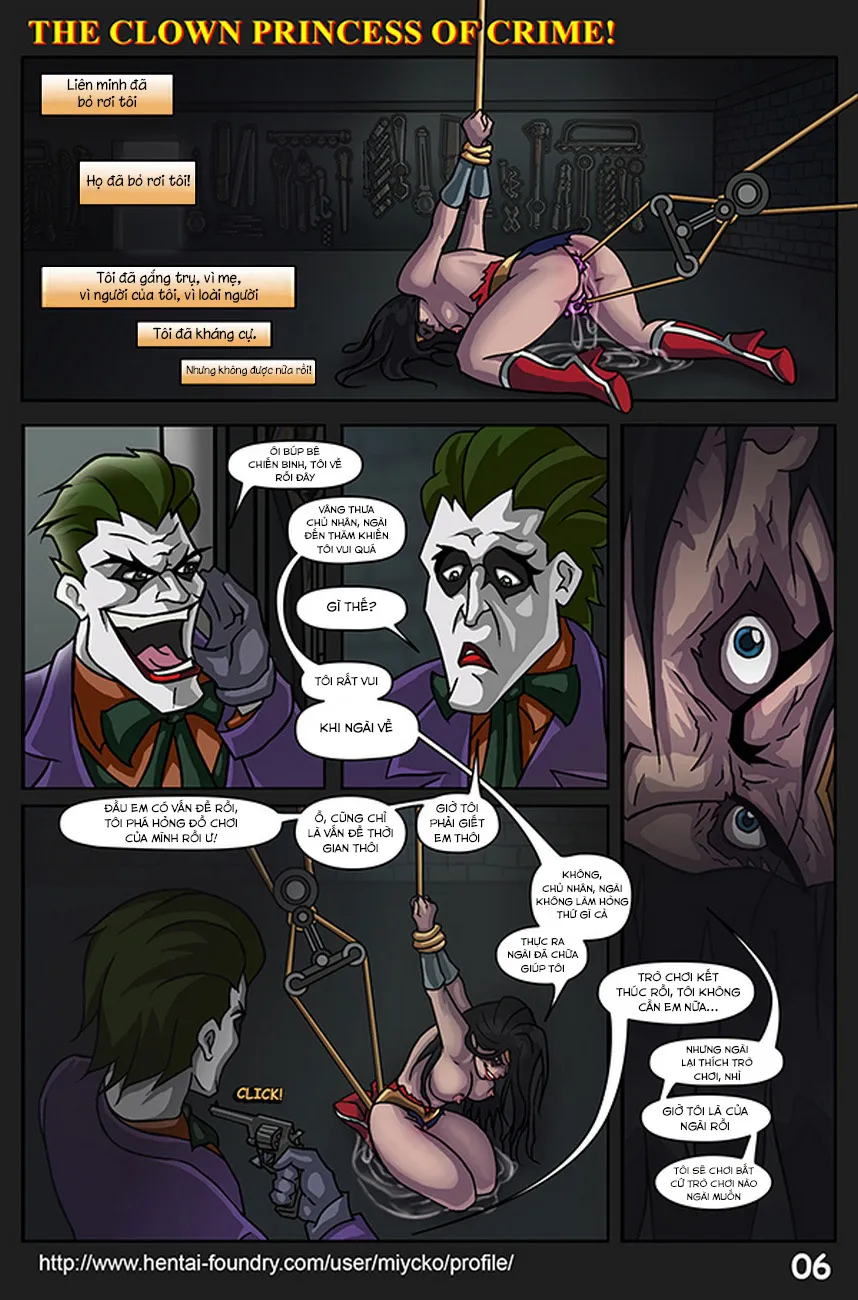 HentaiVN.net - Ảnh 8 - Công Chúa Hề Tội Phạm [The Clown Princess Of Crime] - Hahahahahahahahahaha