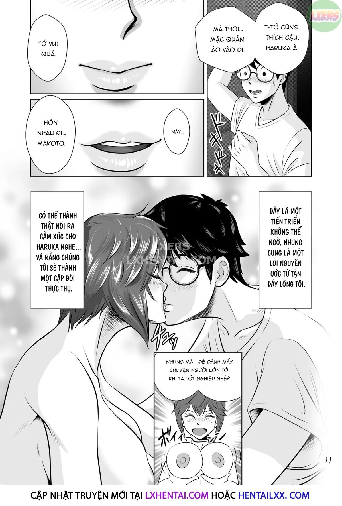 HentaiVN.net - Ảnh 15 - Cucked With My Childhood Friend Haruka The Critical Moment!! [Netorare Osananajimi Haruka-Chan Kiki Ippatsu!!] - Chap 1